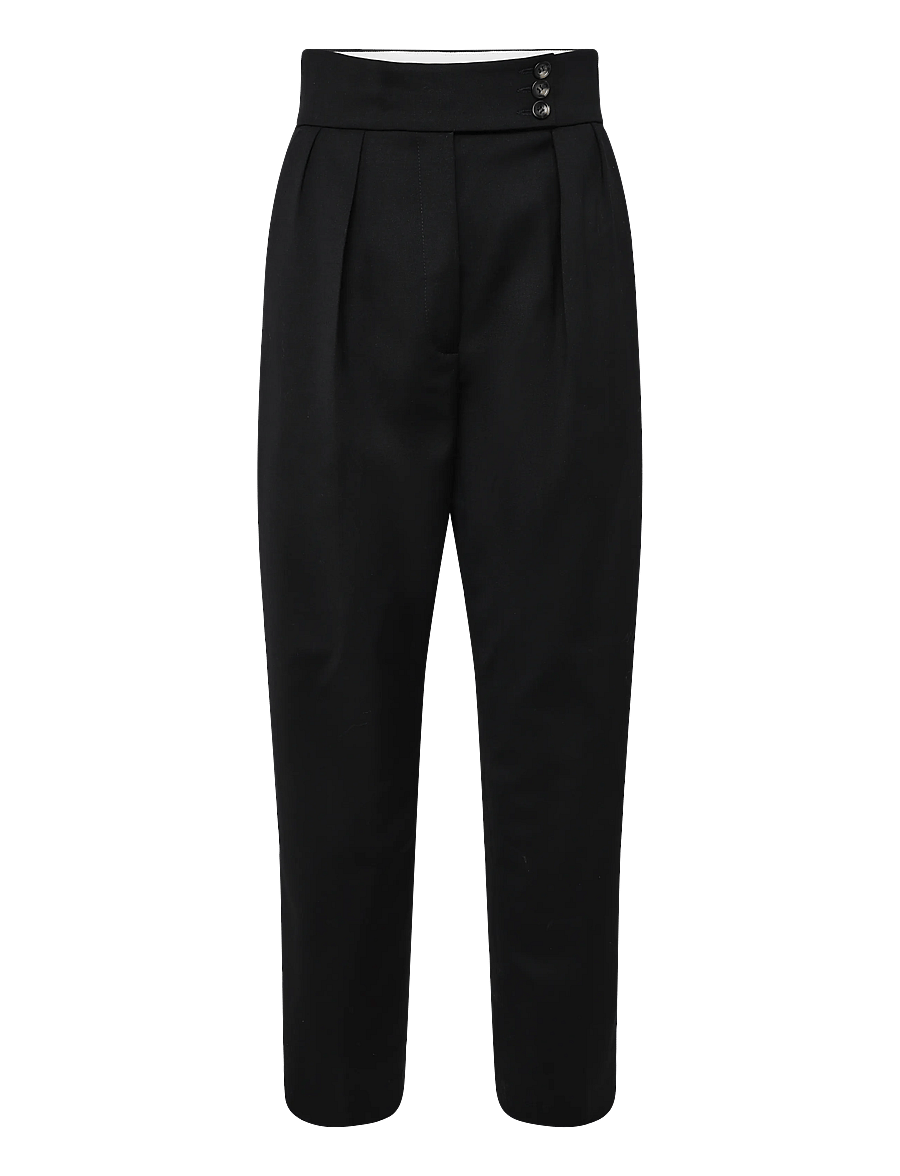 Day Birger et Mikkelsen - Elliot - Delicate Wool Twill - hose mit geradem bein - black - 1