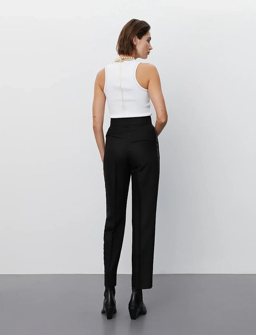 Day Birger et Mikkelsen - Elliot - Delicate Wool Twill - raka byxor - black - 3