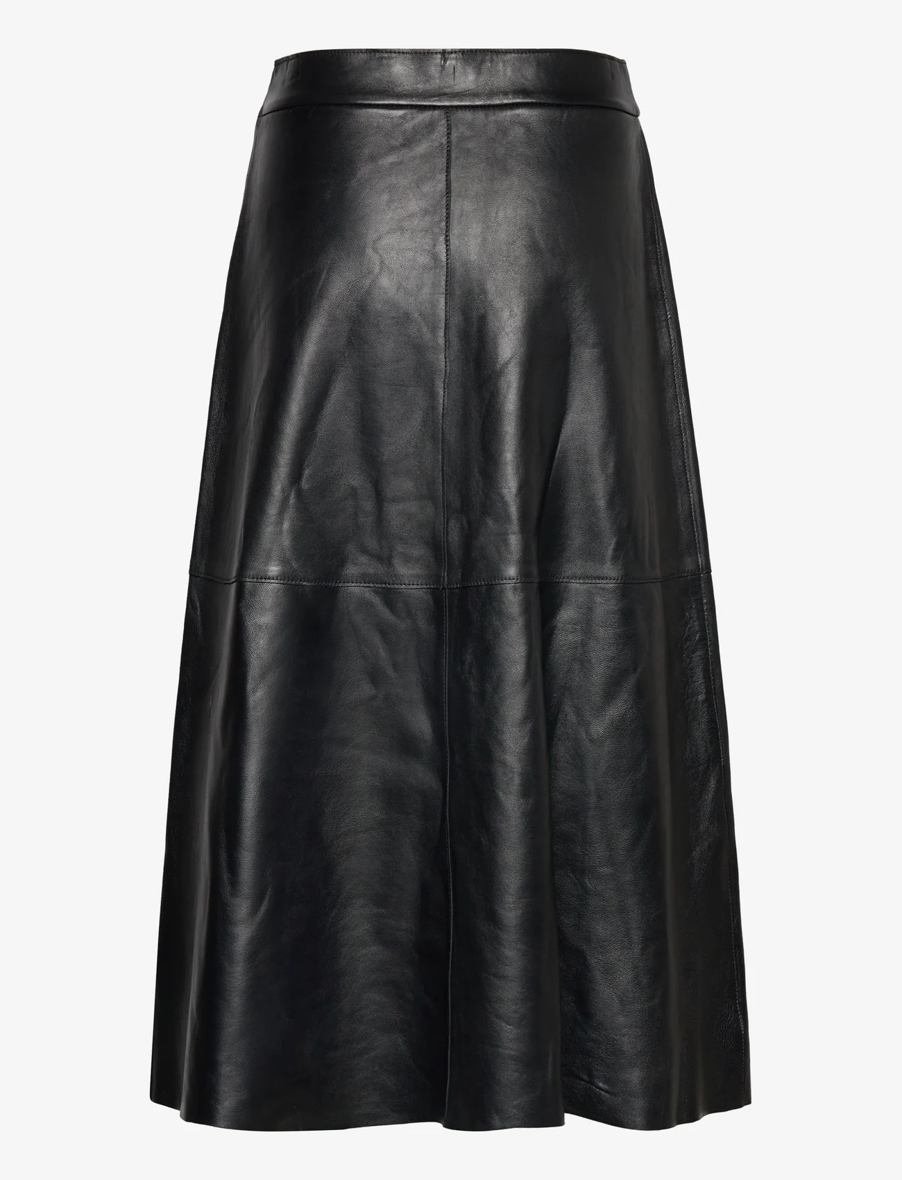 Day Birger et Mikkelsen - Gardenia - Lamb Think Polished - leather skirts - black - 1