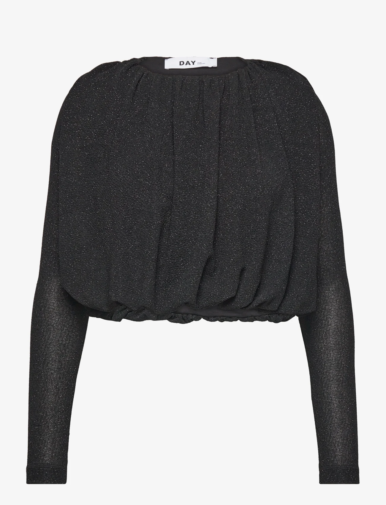 Day Birger et Mikkelsen - Jenkin - Shimmering Day - long sleeved blouses - black - 0