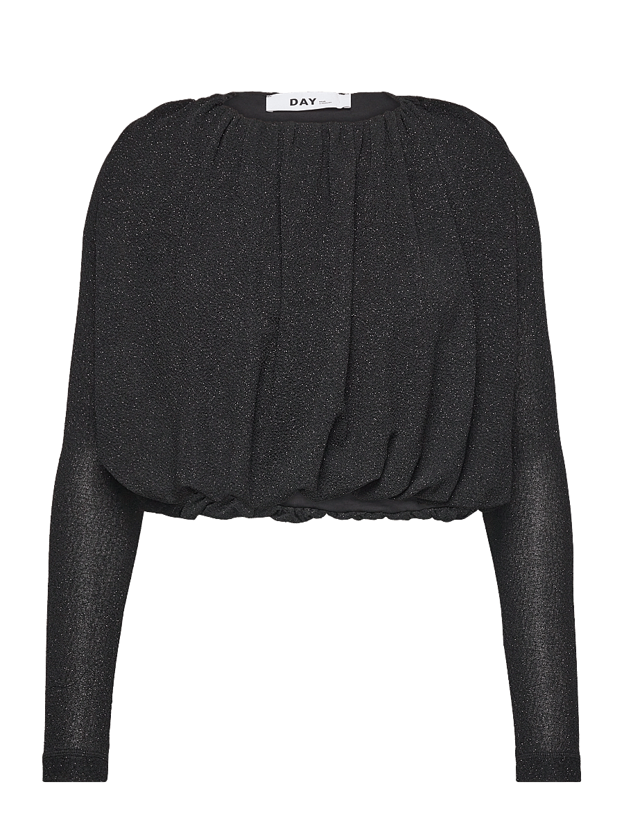 Day Birger et Mikkelsen - Jenkin - Shimmering Day - long sleeved blouses - black - 0