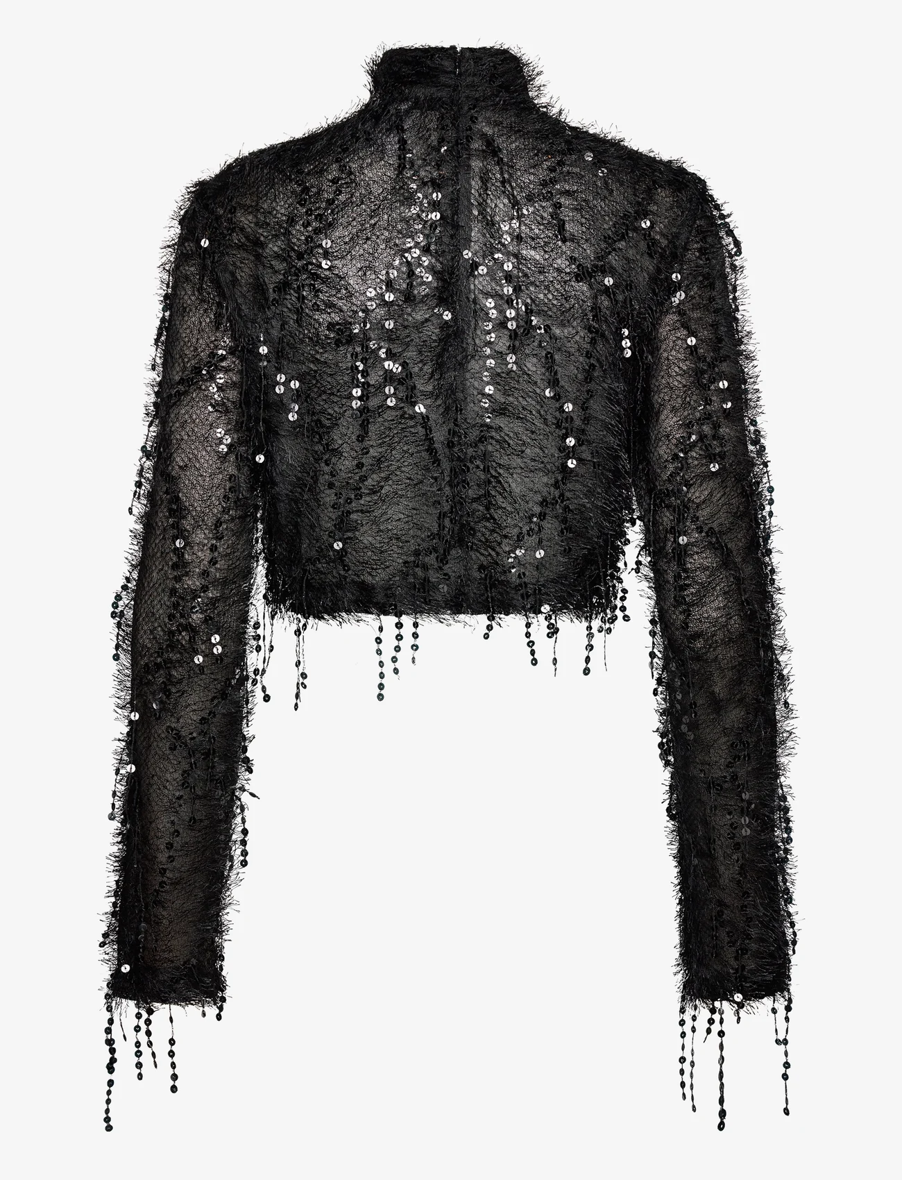 Day Birger et Mikkelsen - Mica - Sparkling Texture - long-sleeved blouses - black - 1