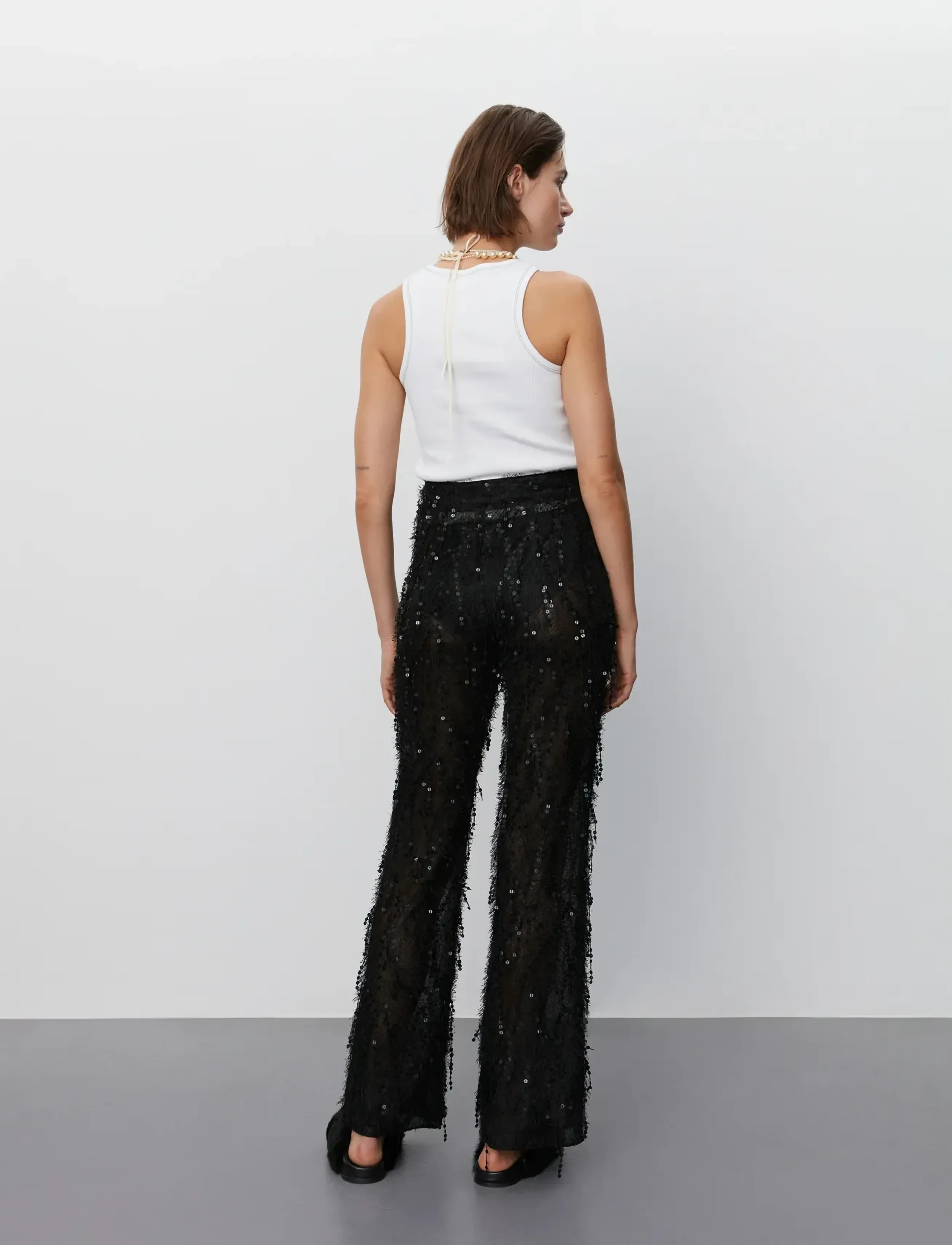 Day Birger et Mikkelsen - Kaysa - Sparkling Texture - housut - black - 3