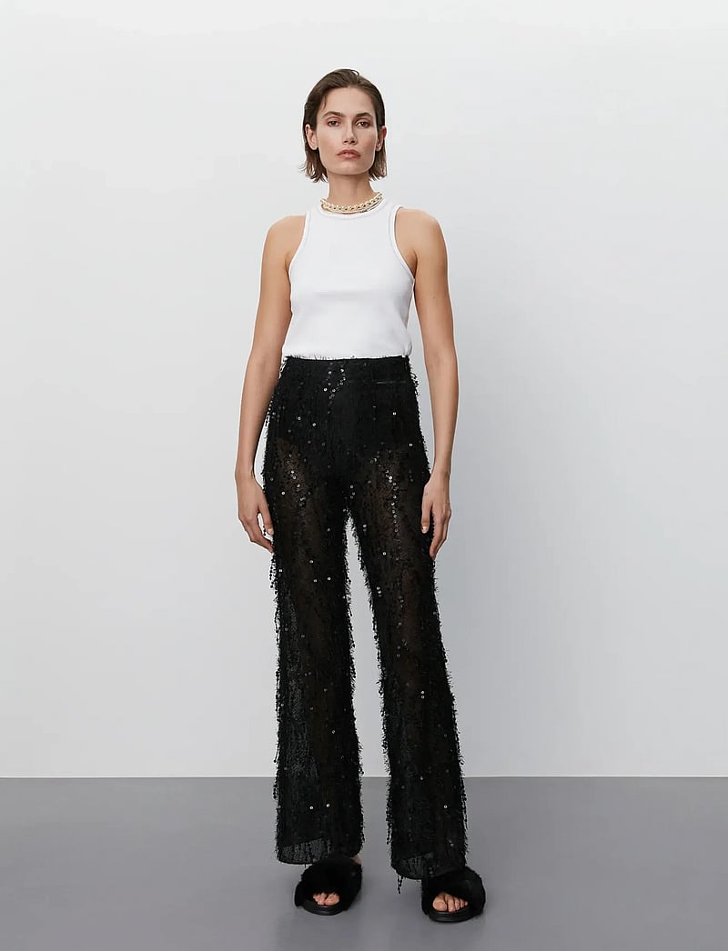 Day Birger et Mikkelsen - Kaysa - Sparkling Texture - schlaghose - black - 5
