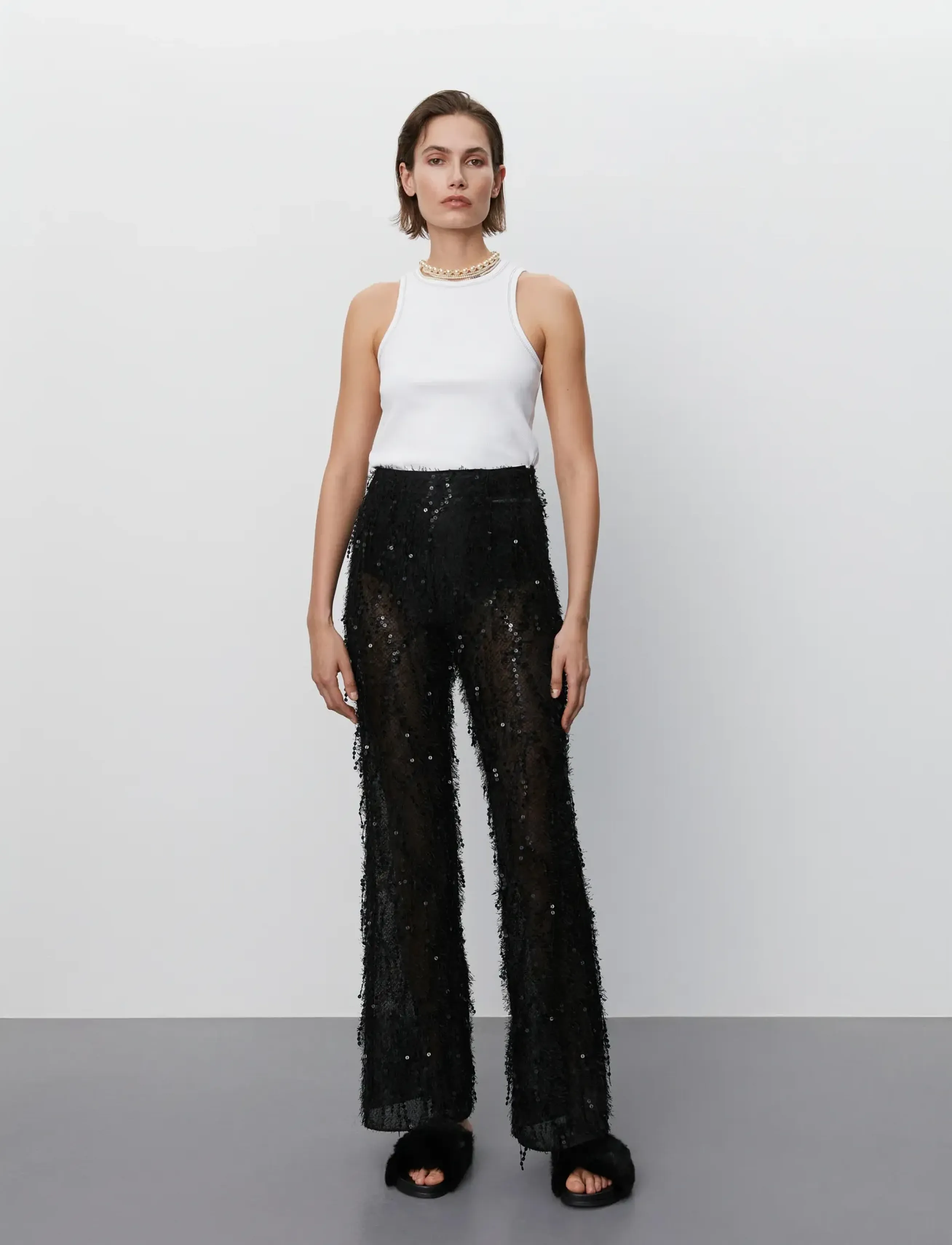 Day Birger et Mikkelsen - Kaysa - Sparkling Texture - housut - black - 5