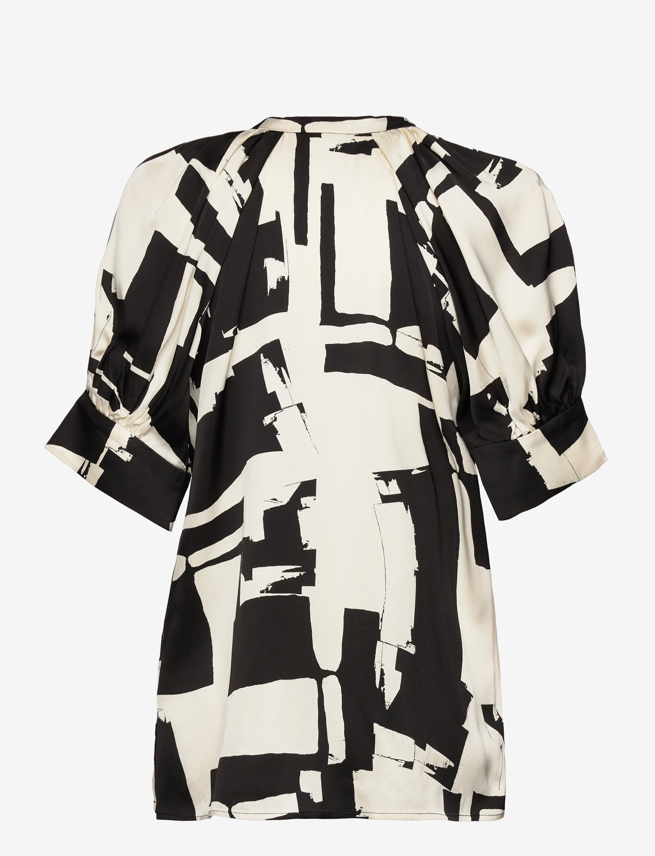 Day Birger et Mikkelsen - Venice - Graphic Collage RD - lühikeste varrukatega pluusid - black - 1