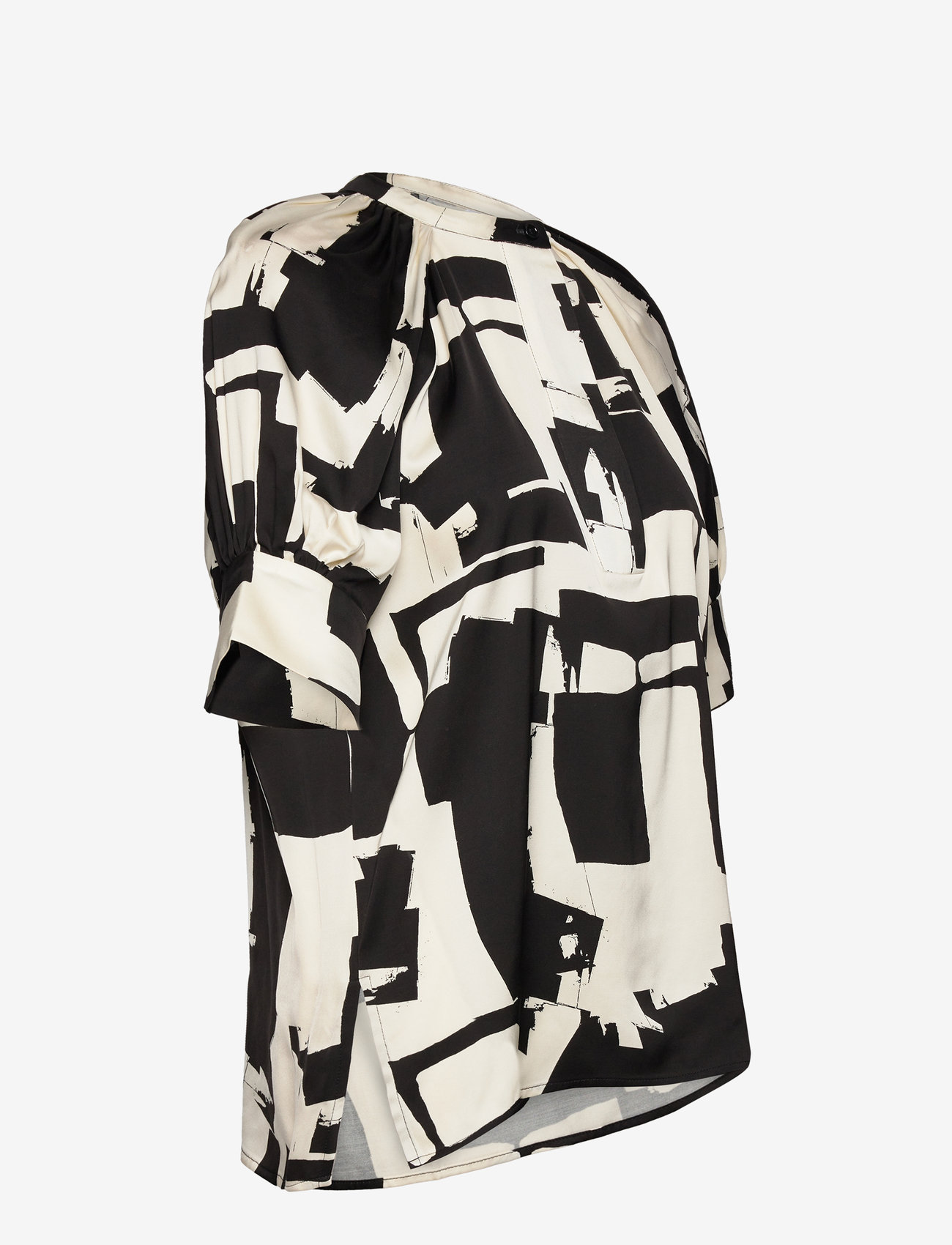 Day Birger et Mikkelsen - Venice - Graphic Collage RD - lühikeste varrukatega pluusid - black - 3