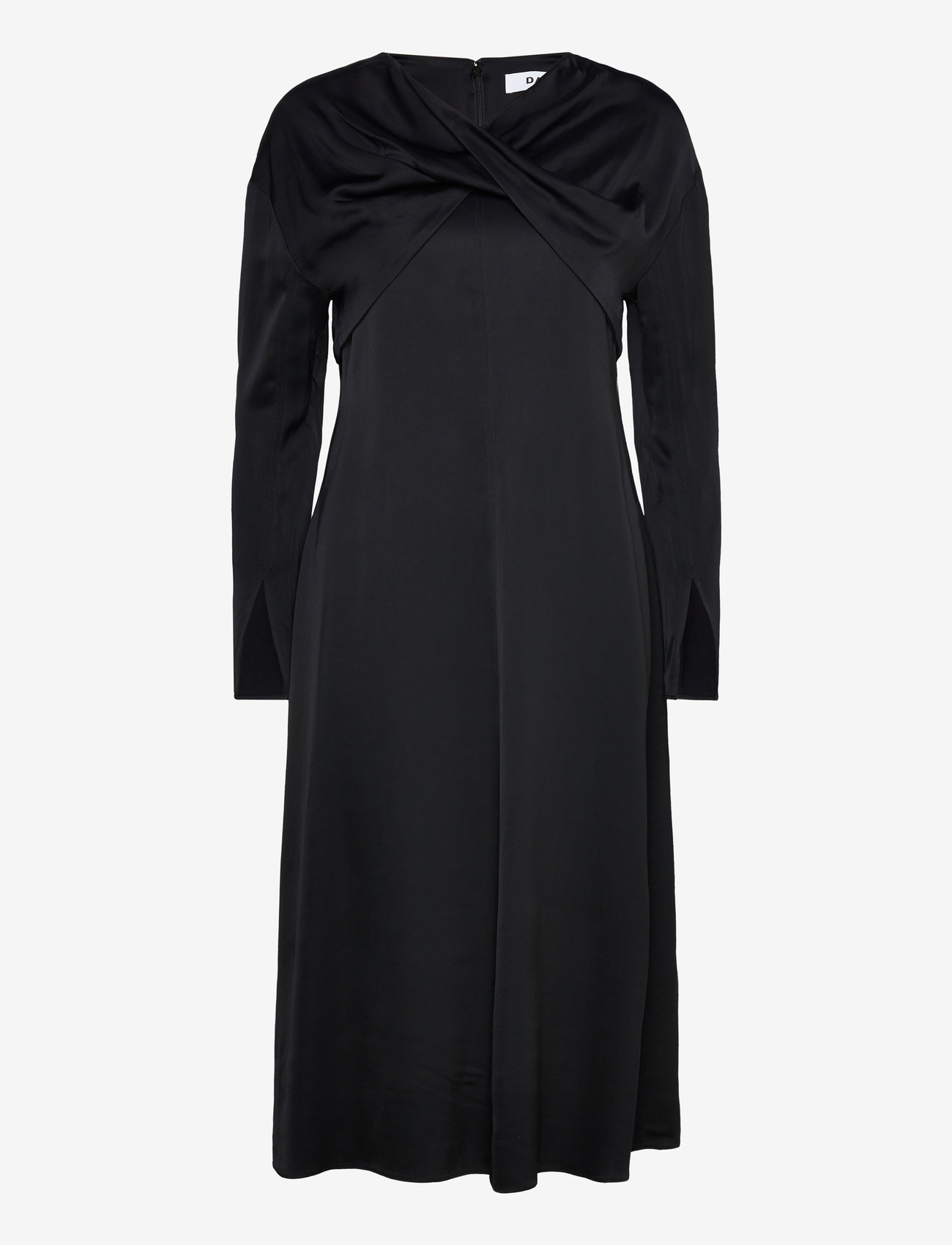 Day Birger et Mikkelsen - Lyanna - Fluid Viscose RD - midikleider - black - 0