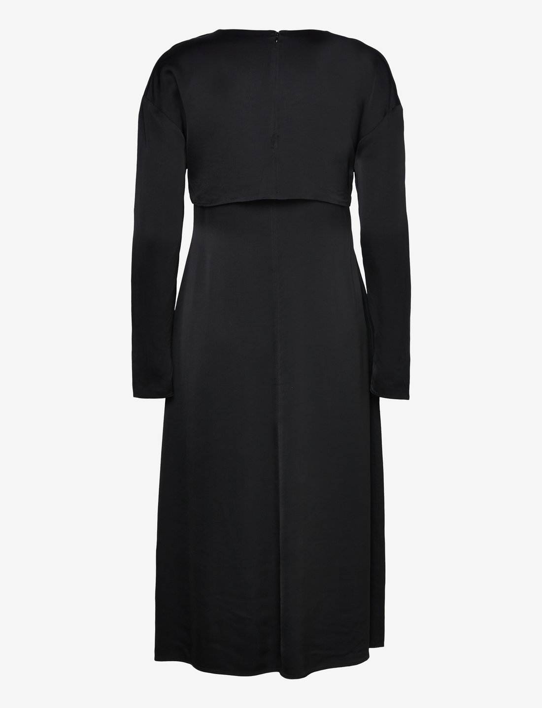 Day Birger et Mikkelsen - Lyanna - Fluid Viscose RD - midikleider - black - 1