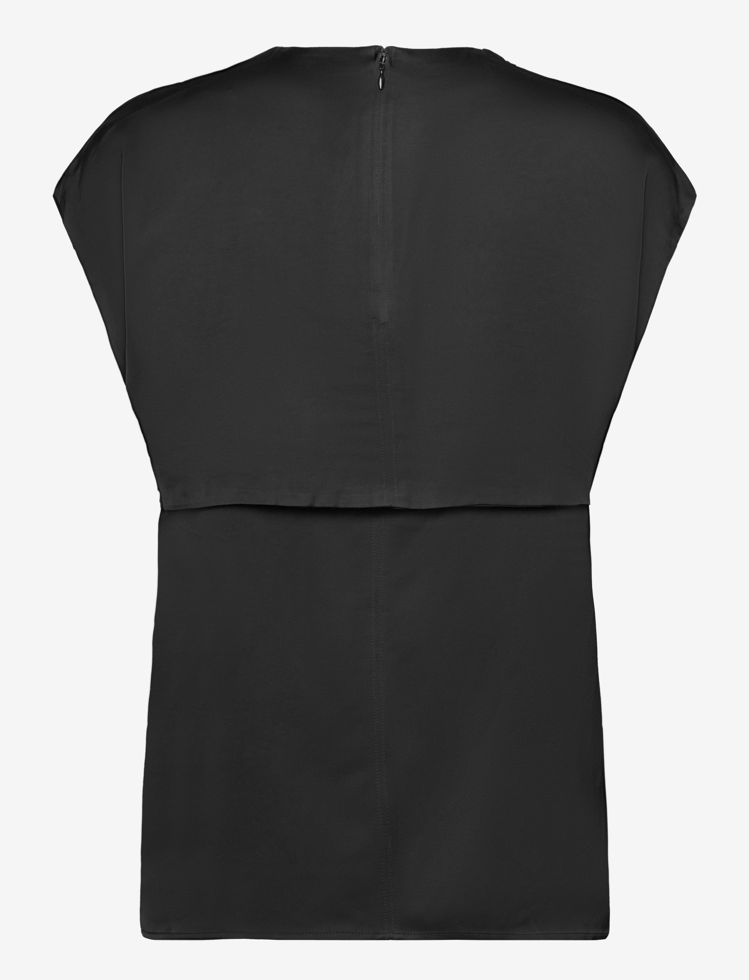 Day Birger et Mikkelsen - Fleur - Fluid Viscose RD - palaidinės trumpomis rankovėmis - black - 1