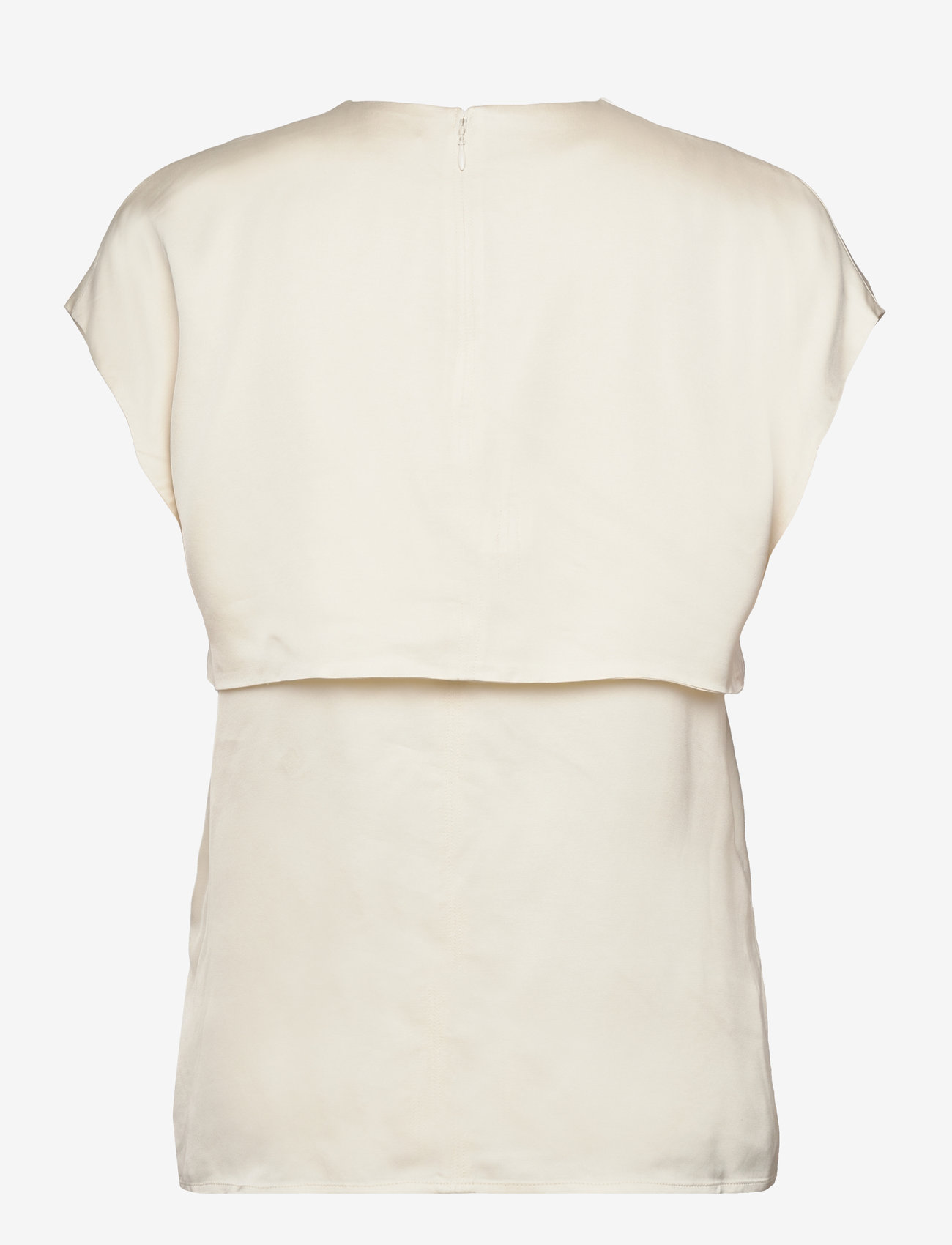 Day Birger et Mikkelsen - Fleur - Fluid Viscose RD - lühikeste varrukatega pluusid - winter white - 1