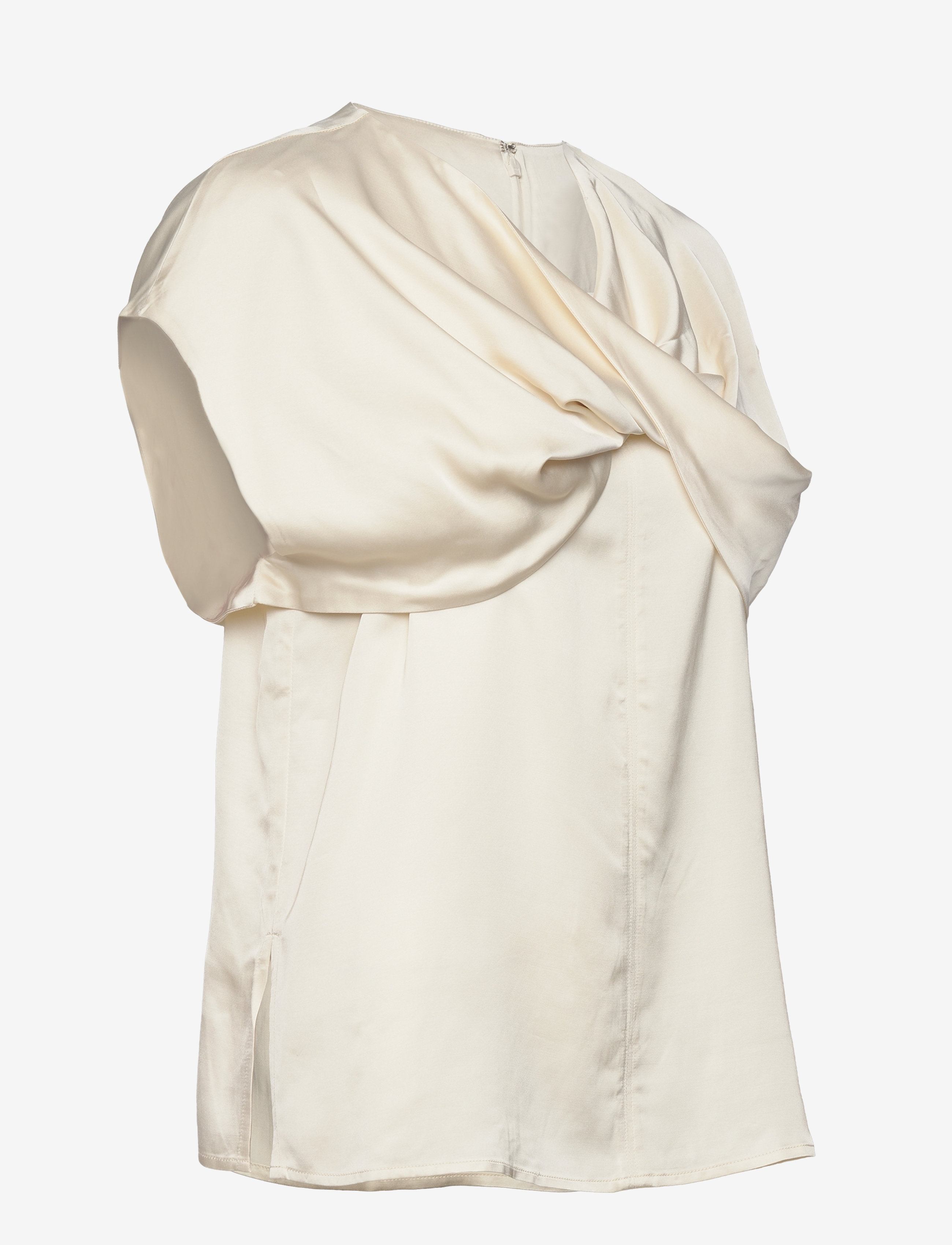 Day Birger et Mikkelsen - Fleur - Fluid Viscose RD - kurzämlige blusen - winter white - 3