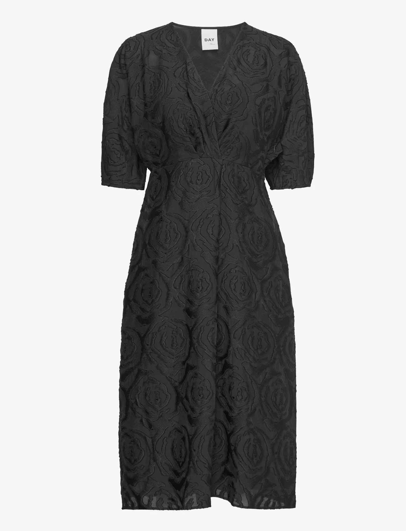 Day Birger et Mikkelsen - Umber - Abstract Texture - midi kjoler - black - 0