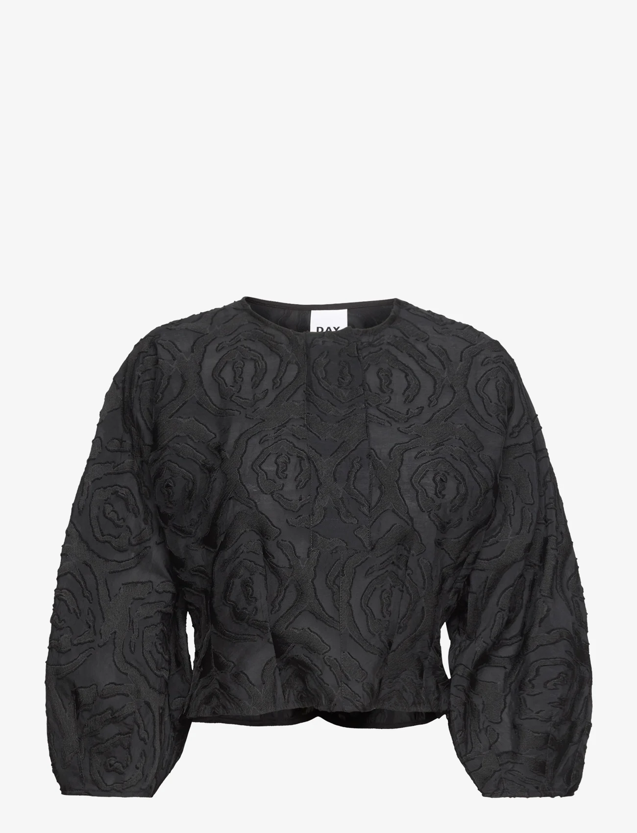 Day Birger et Mikkelsen - Wyatt - Abstract Texture - long-sleeved blouses - black - 0