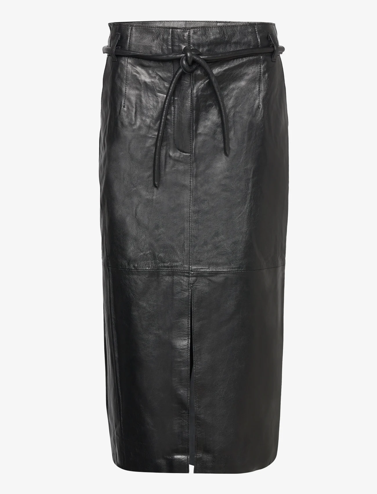 Day Birger et Mikkelsen - Marie - Fine Lamb - leather skirts - black - 0