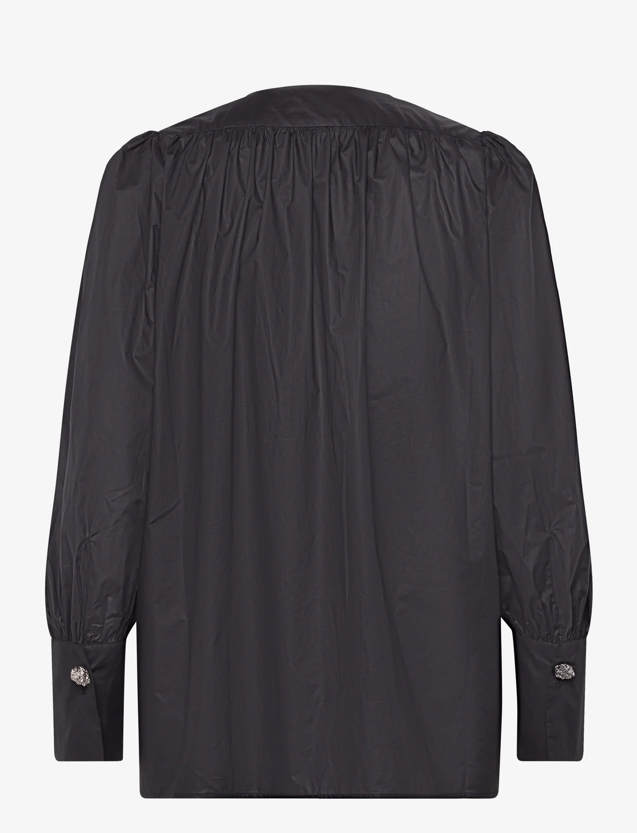 Day Birger et Mikkelsen - Logan - Cotton Chintz RD - long-sleeved blouses - black - 1