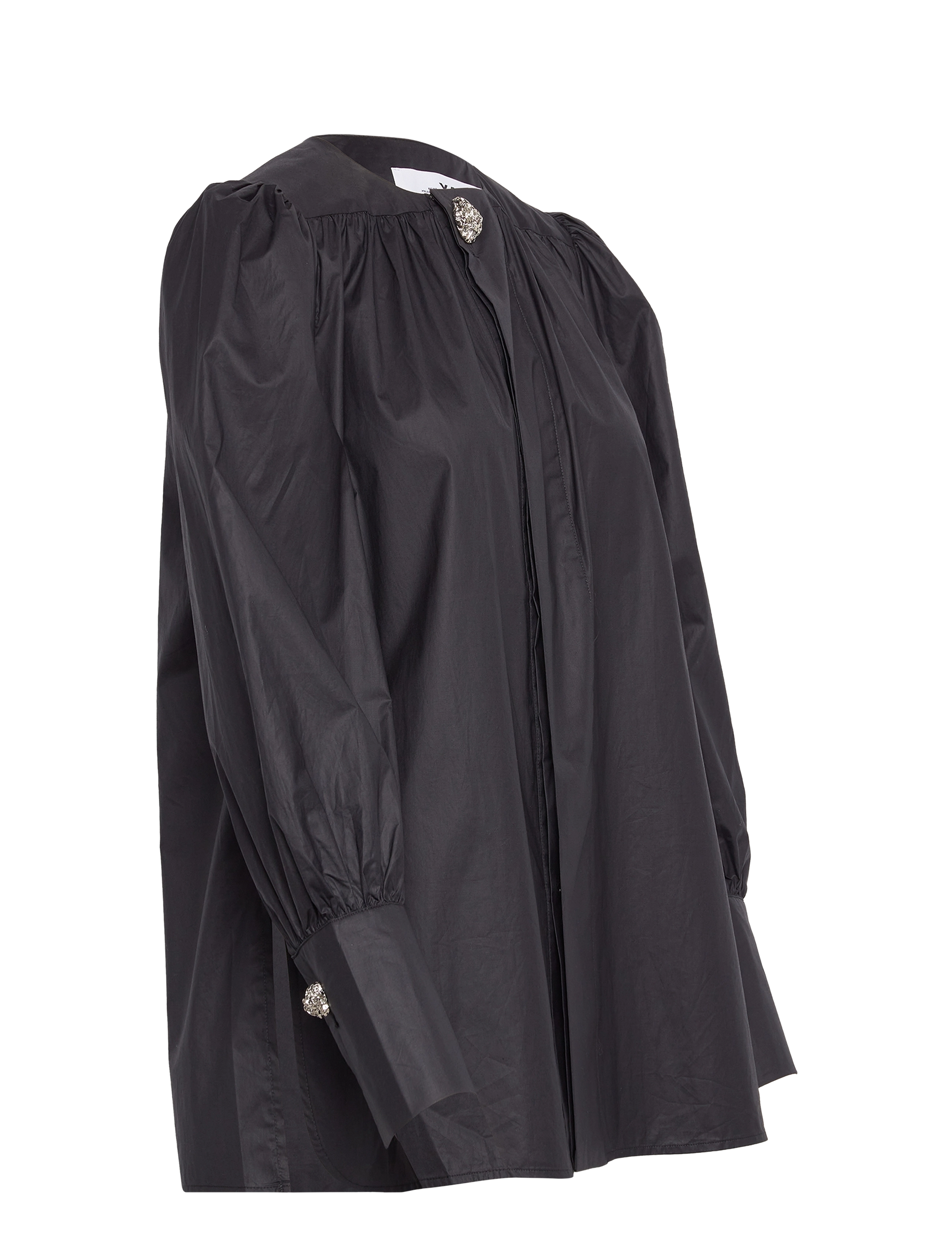 Day Birger et Mikkelsen - Logan - Cotton Chintz RD - langärmlige blusen - black - 3