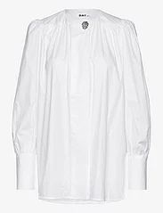 Day Birger et Mikkelsen - Logan - Cotton Chintz RD - long-sleeved blouses - bright white - 0