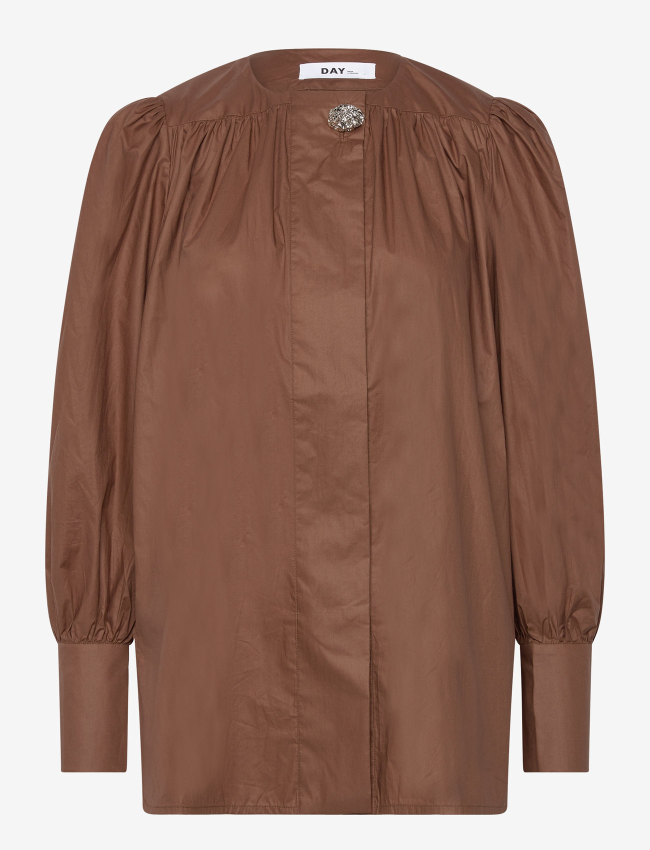 Day Birger et Mikkelsen - Logan - Cotton Chintz RD - langärmlige blusen - kangaroo - 0