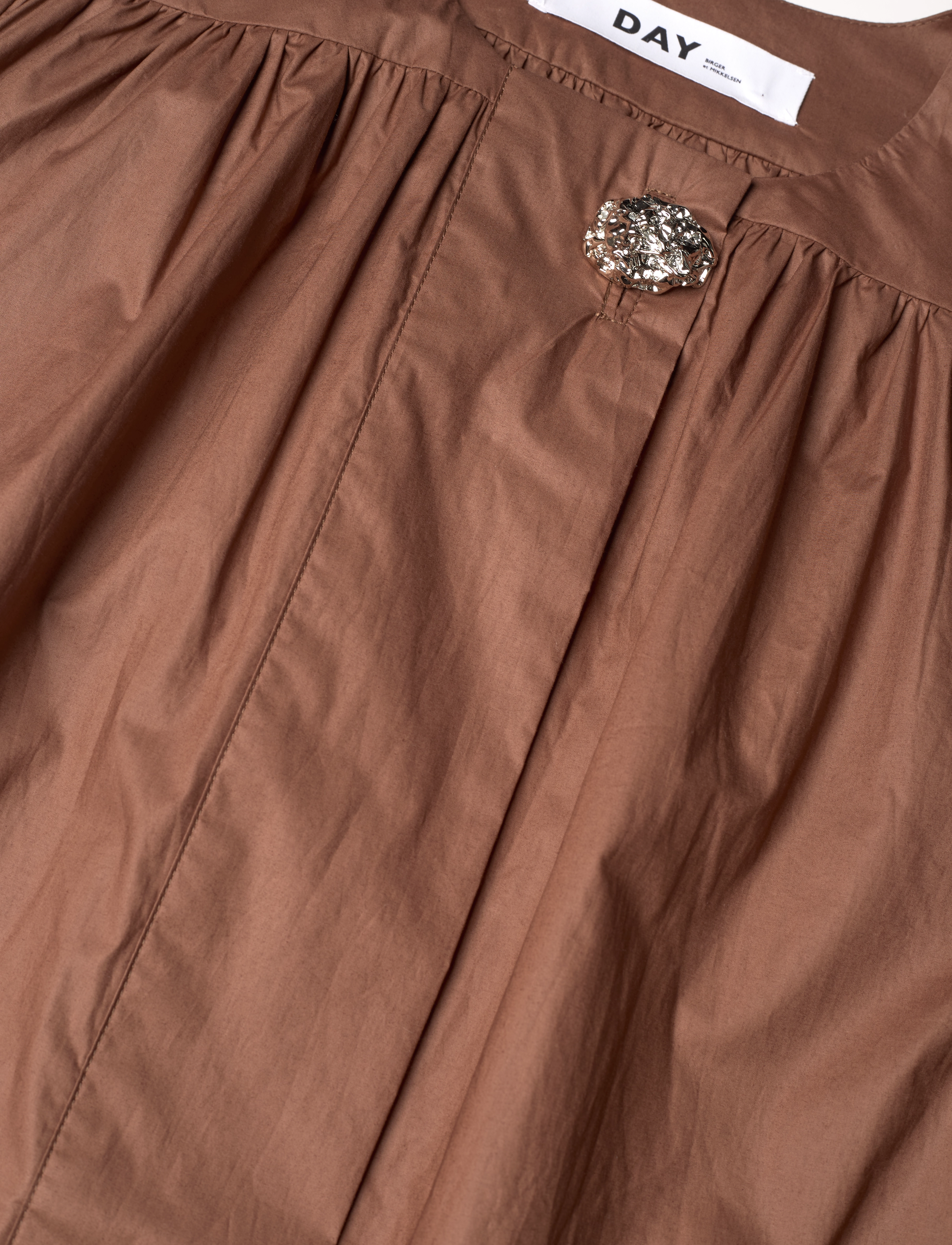 Day Birger et Mikkelsen - Logan - Cotton Chintz RD - långärmade blusar - kangaroo - 4