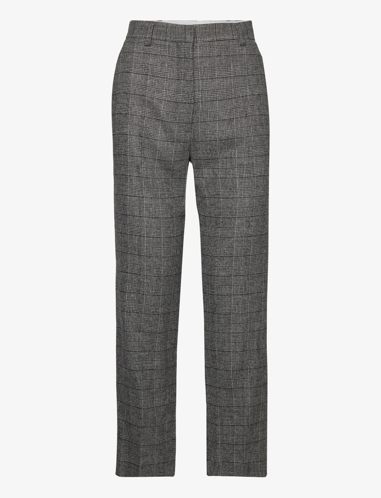 Day Birger et Mikkelsen - Classic Lady - Classic Wool Check - tailored trousers - medium grey melange - 0