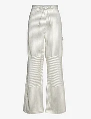 Day Birger et Mikkelsen - Culkin - Cozy Linen Stripe - linen trousers - black - 0