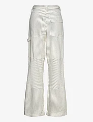 Day Birger et Mikkelsen - Culkin - Cozy Linen Stripe - linen trousers - black - 1