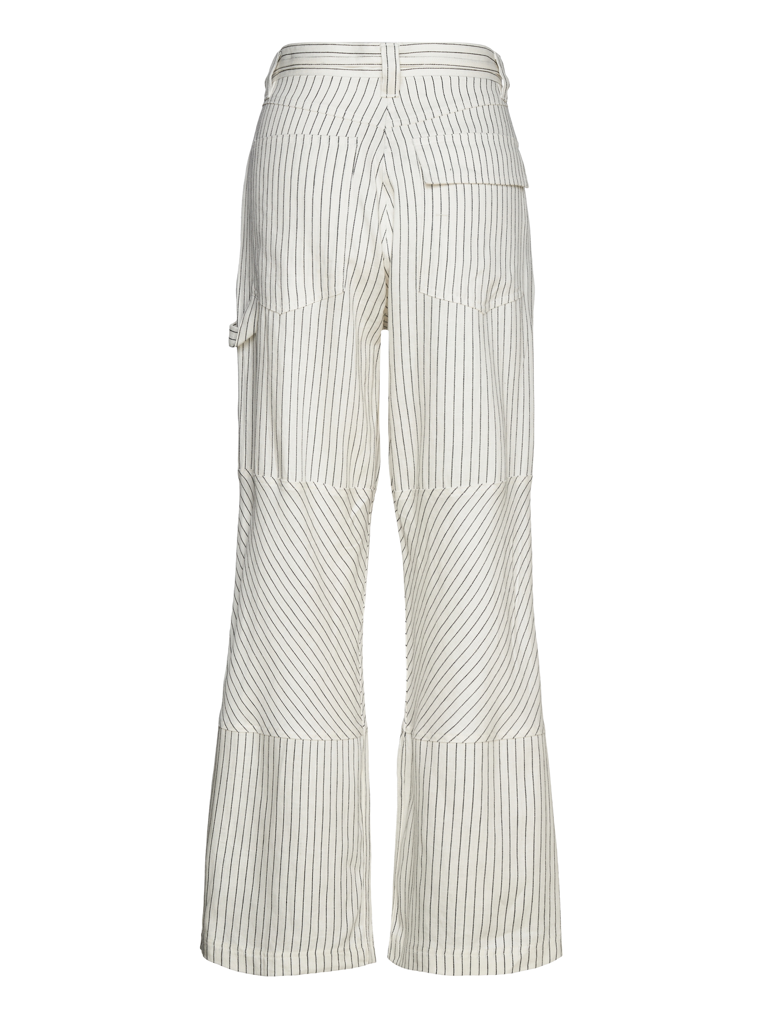 Day Birger et Mikkelsen - Culkin - Cozy Linen Stripe - hørbukser - black - 2