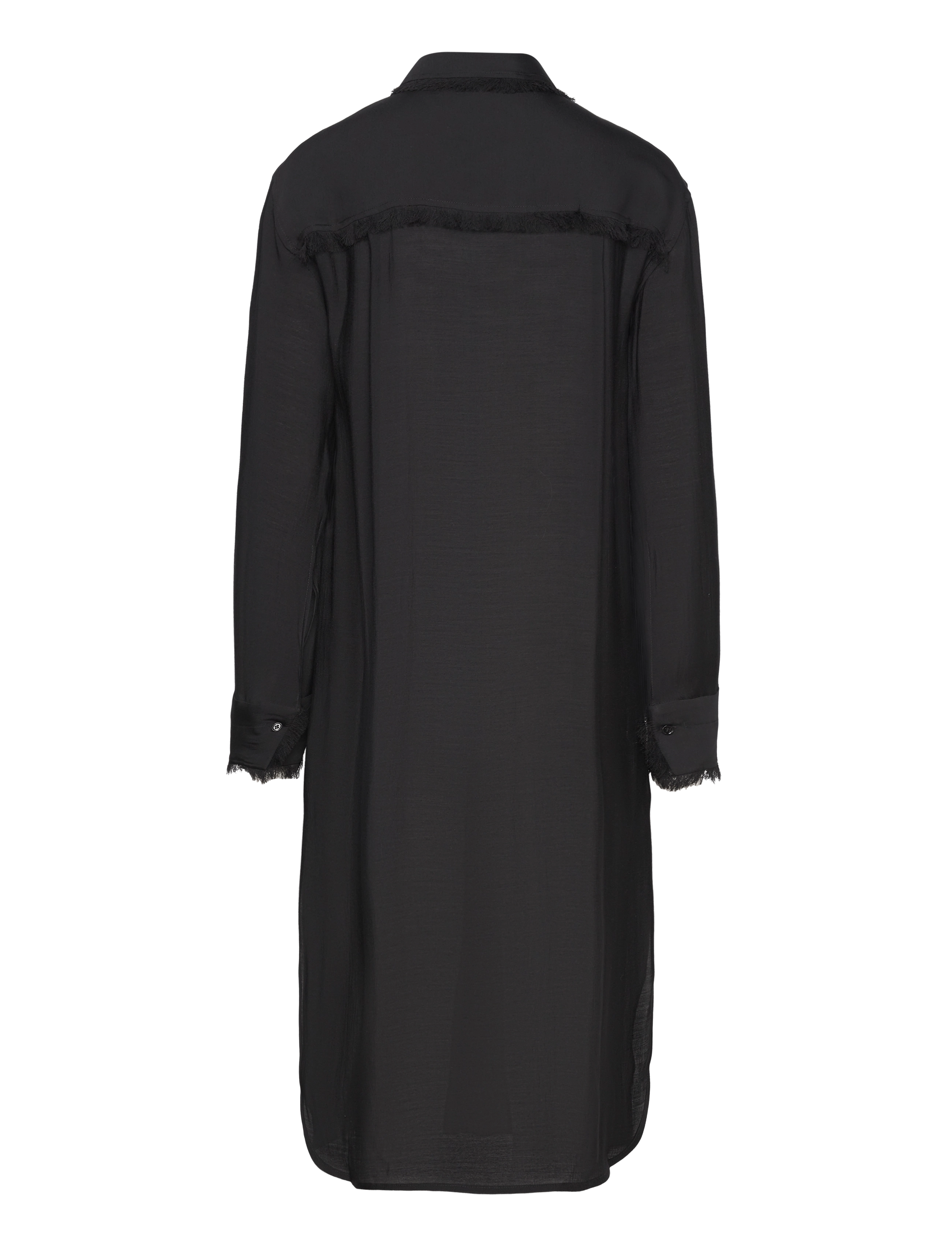 Day Birger et Mikkelsen - Dionne - Sheer Fringes - särkkleidid - black - 1