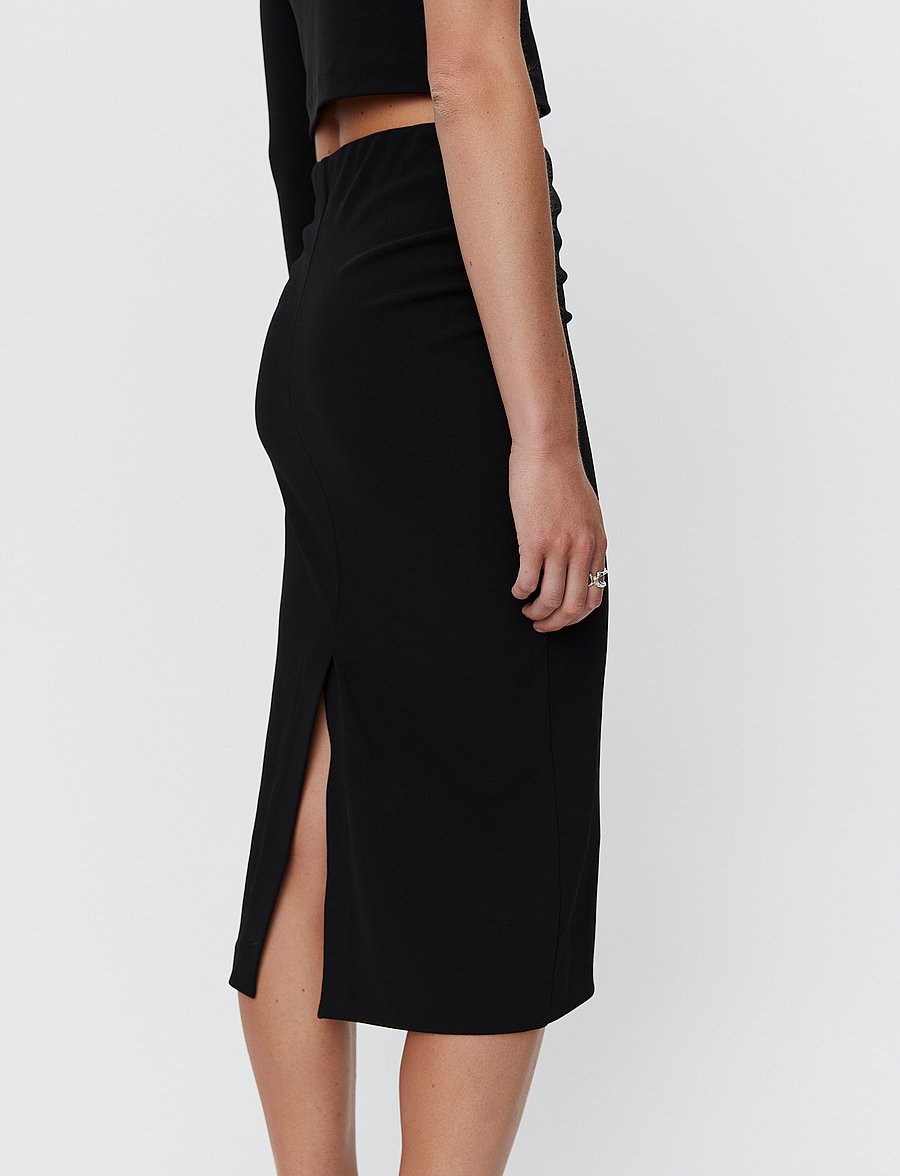 Day Birger et Mikkelsen - Duncan - All Day Jersey - midi nederdele - black - 5