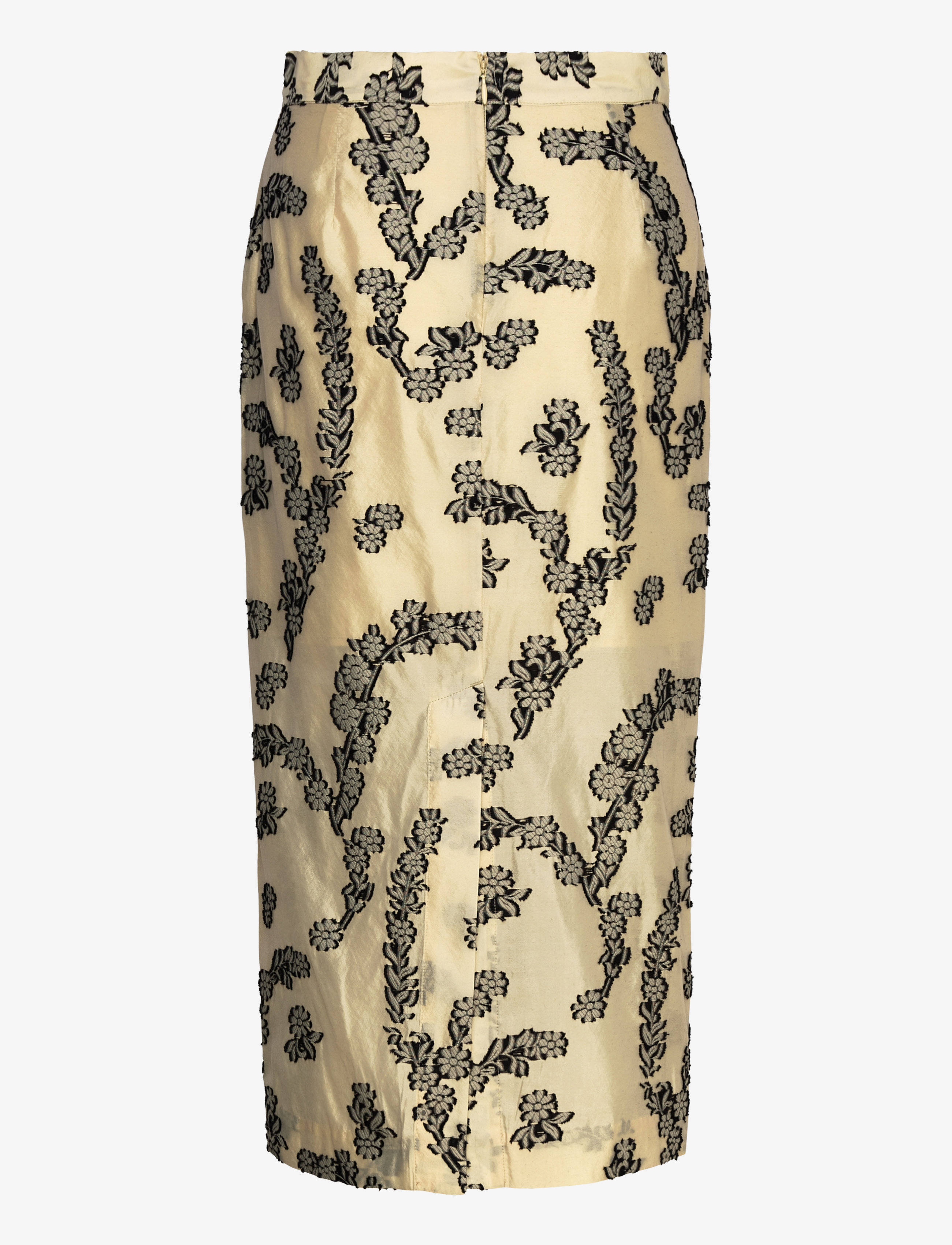 Day Birger et Mikkelsen - Evanna - Floral Jacquard - midi nederdele - almond oil - 2