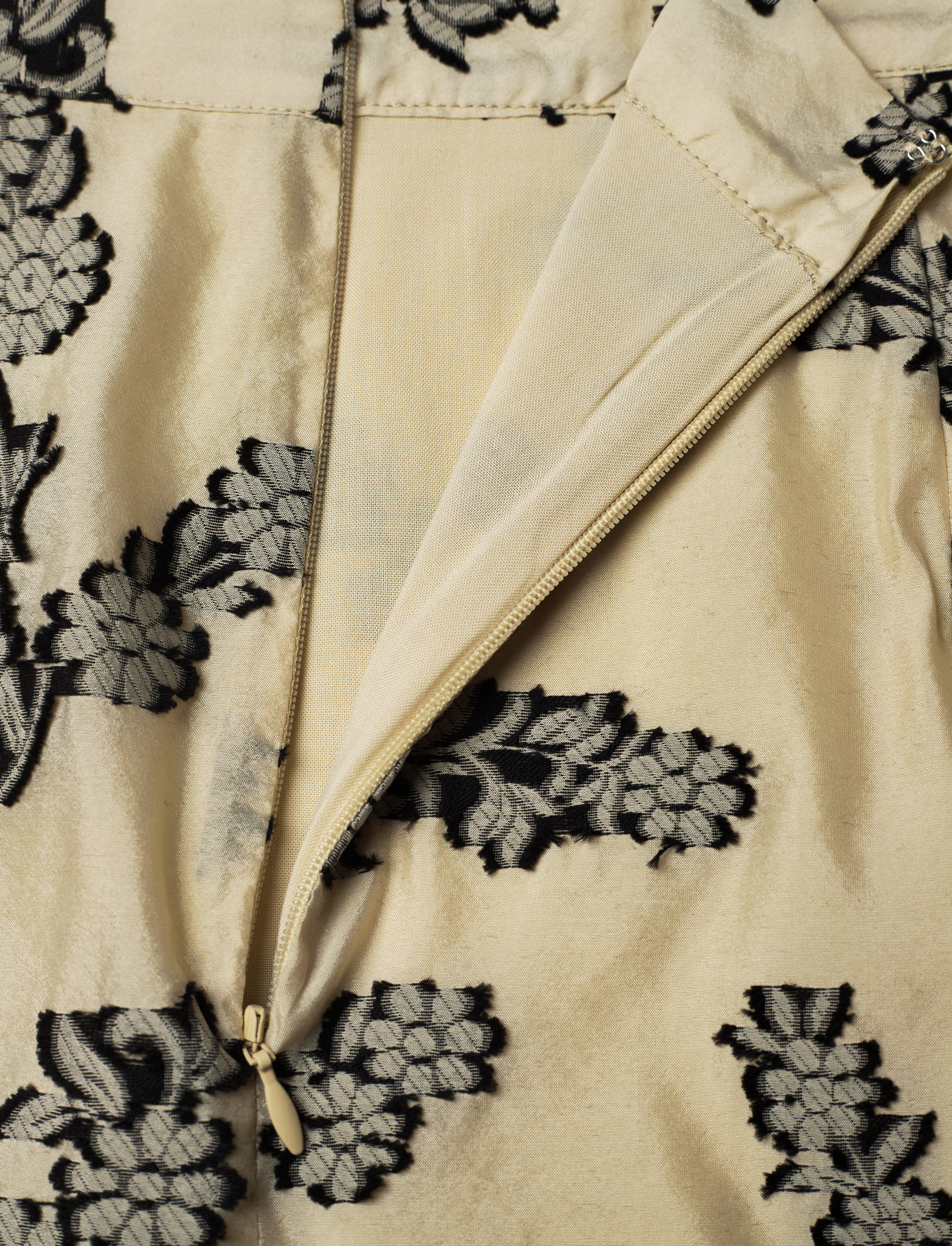 Day Birger et Mikkelsen - Evanna - Floral Jacquard - midi nederdele - almond oil - 3