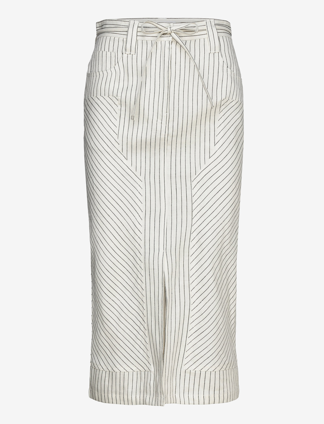 Day Birger et Mikkelsen - Freda - Cozy Linen Stripe - pencil skirts - black - 1