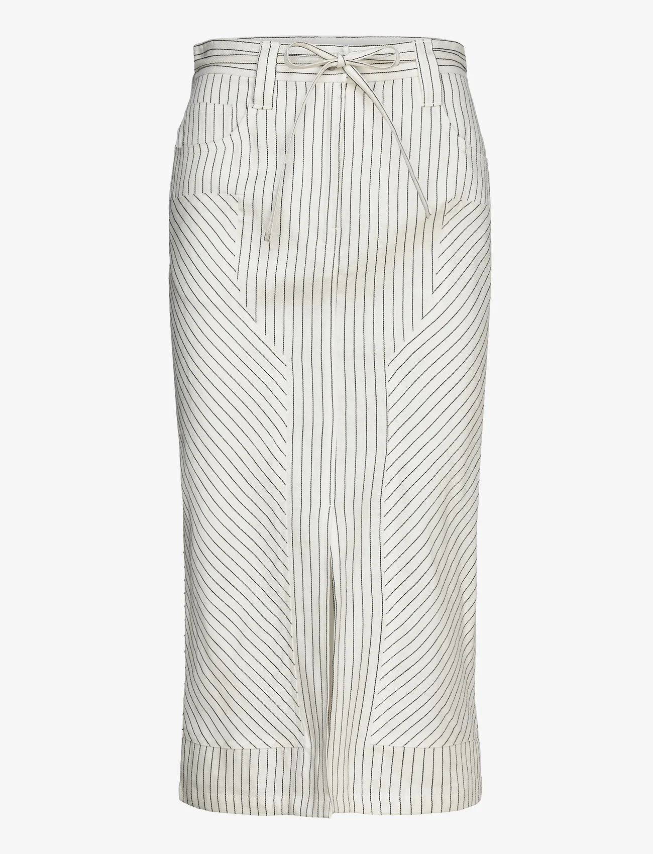 Day Birger et Mikkelsen - Freda - Cozy Linen Stripe - pencil skirts - black - 0
