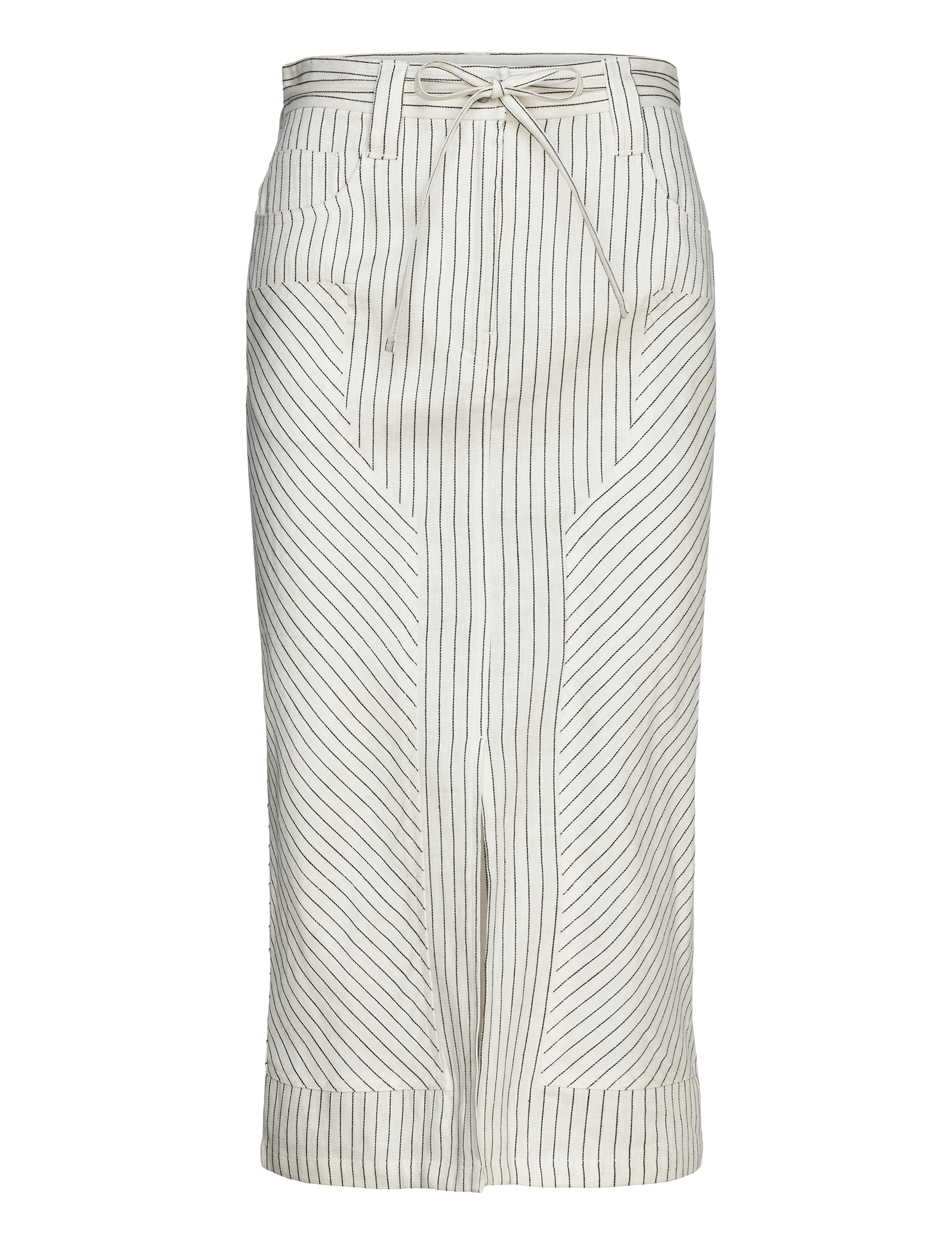 Freda - Cozy Linen Stripe - BLACK