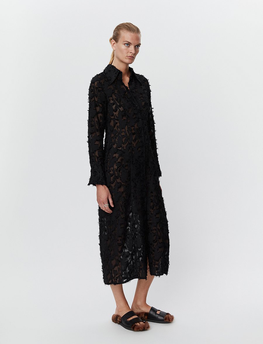 Day Birger et Mikkelsen - Joe - Delicate Texture - skjortekjoler - black - 3