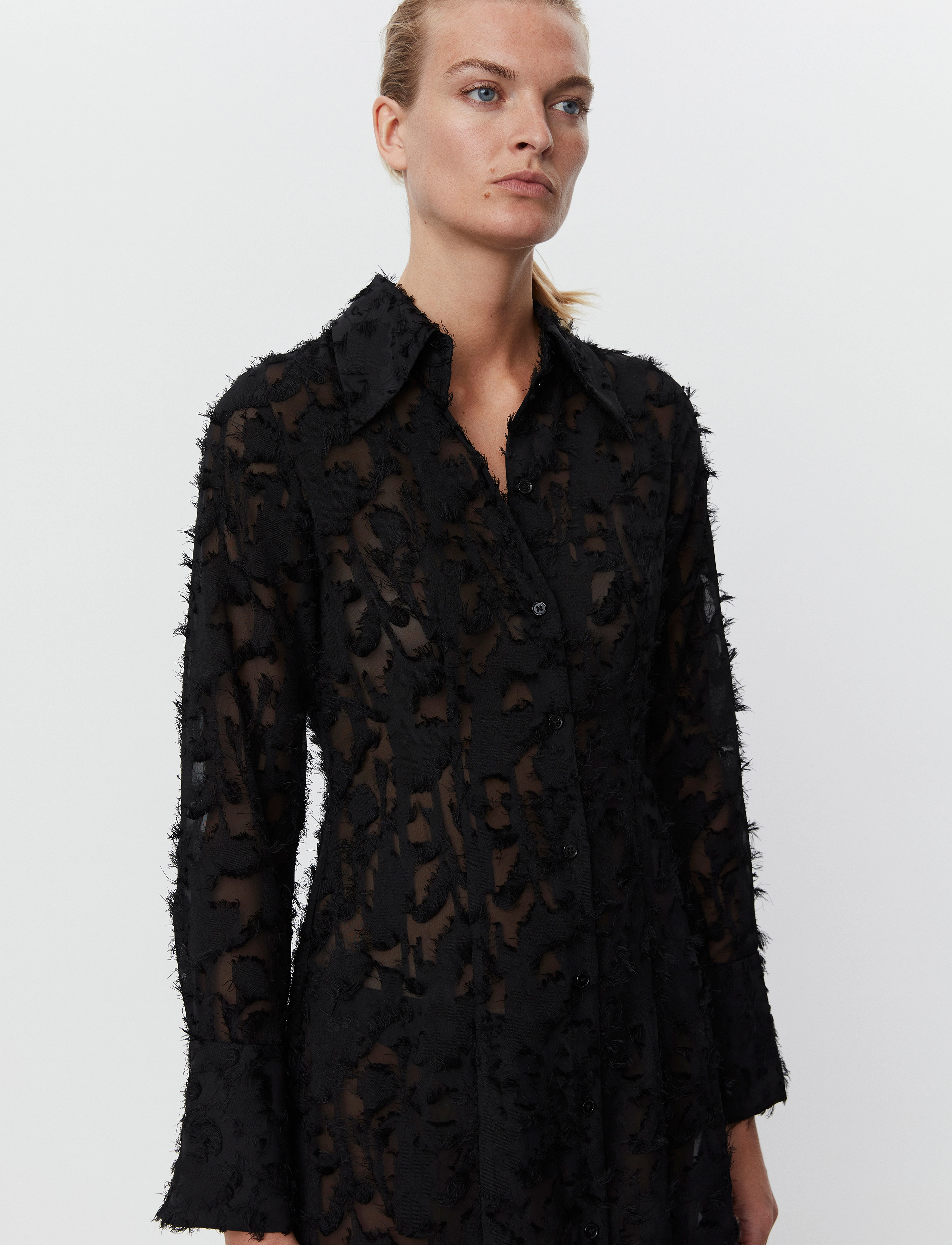Day Birger et Mikkelsen - Joe - Delicate Texture - kreklkleitas - black - 5