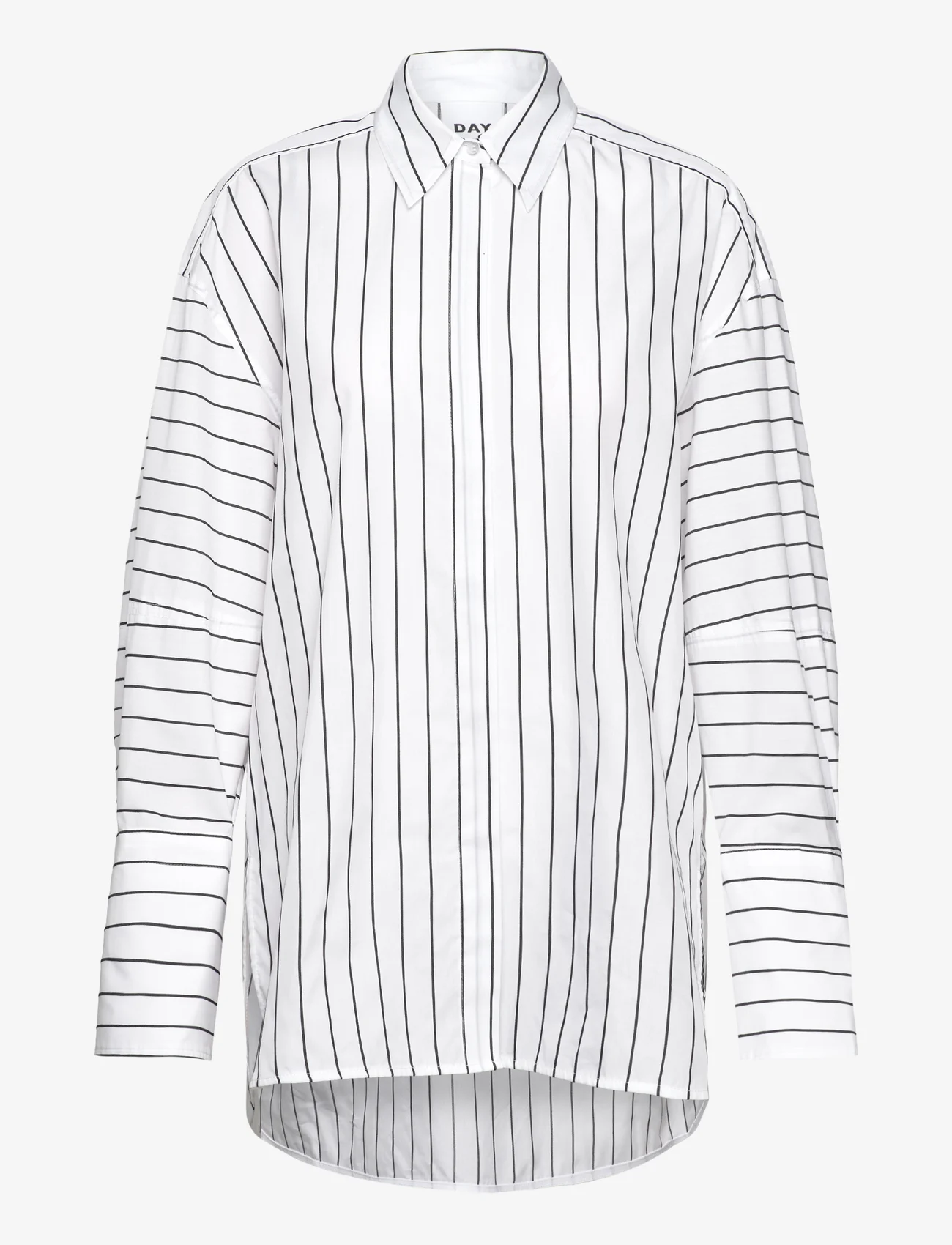 Day Birger et Mikkelsen - Julianna - Daily Stripe - langærmede skjorter - black - 0