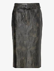 Day Birger et Mikkelsen - Lulu - Leather Contemporary - odiniai sijonai - black - 0