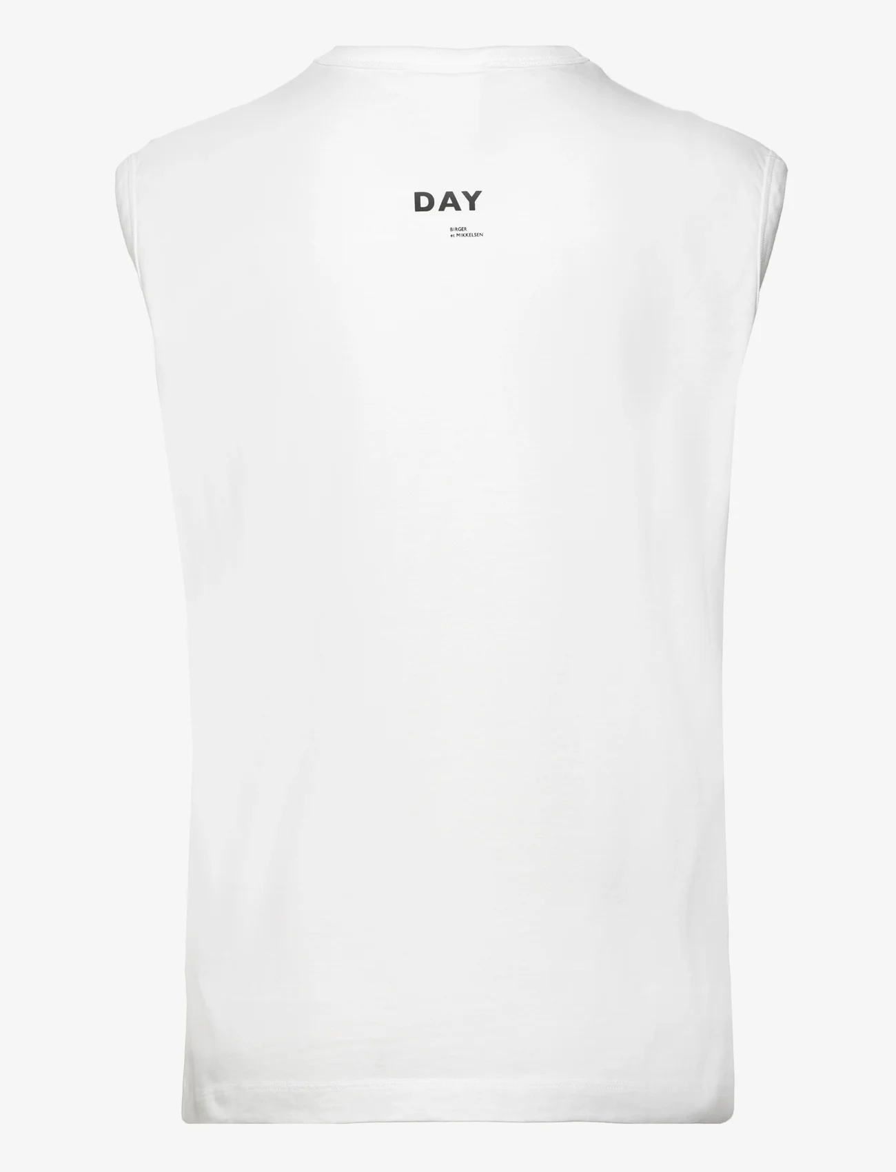 Day Birger et Mikkelsen - Pedro - Heavy Jersey RD - sleeveless tops - bright white - 1