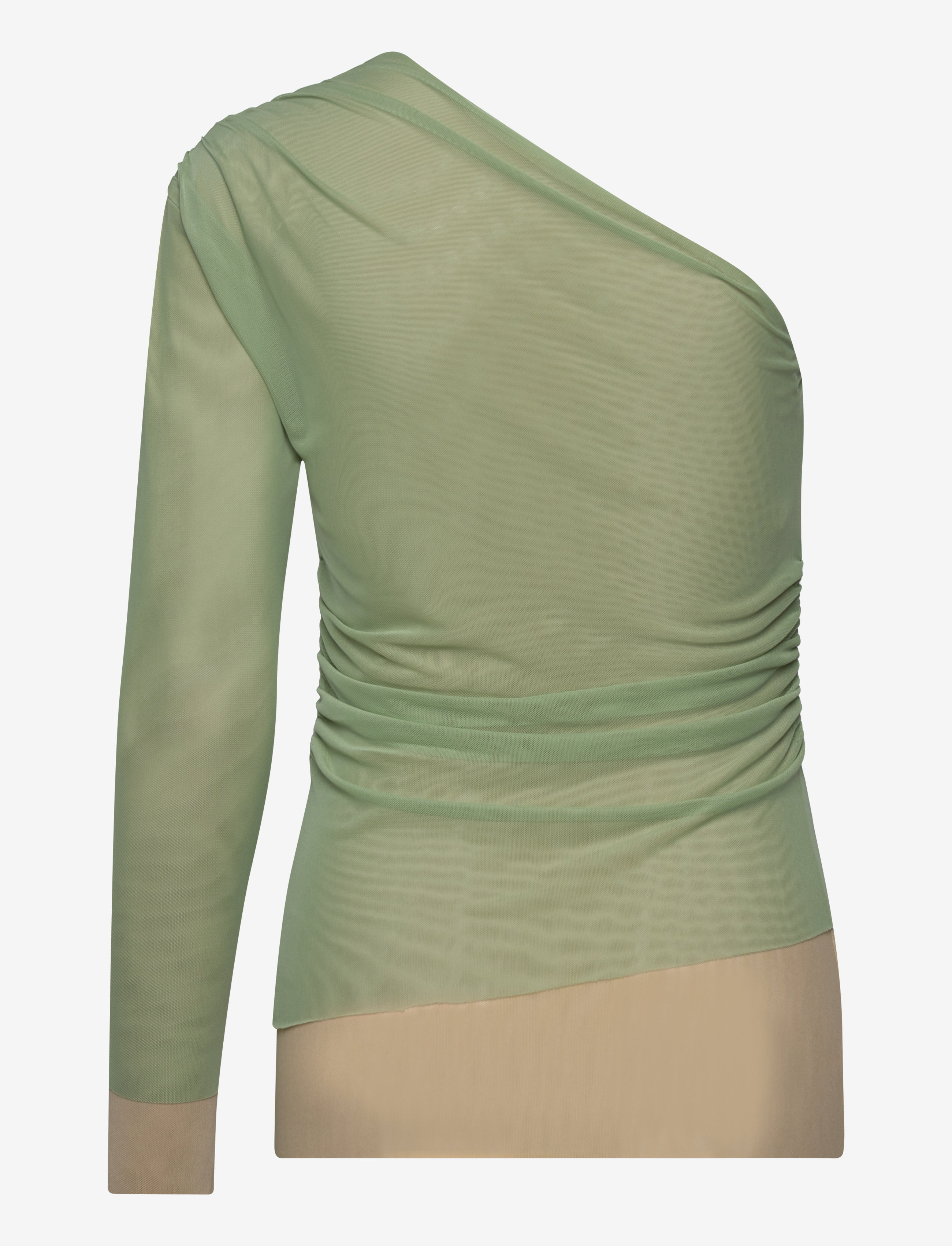 Day Birger et Mikkelsen - Shona - Mesh Solid RD - langärmlige blusen - algave green - 2