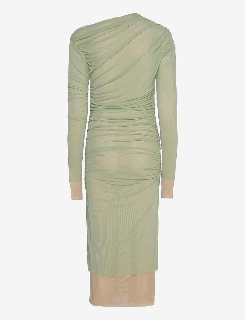 Day Birger et Mikkelsen - Tahira - Mesh Solid RD - midi kjoler - algave green - 2
