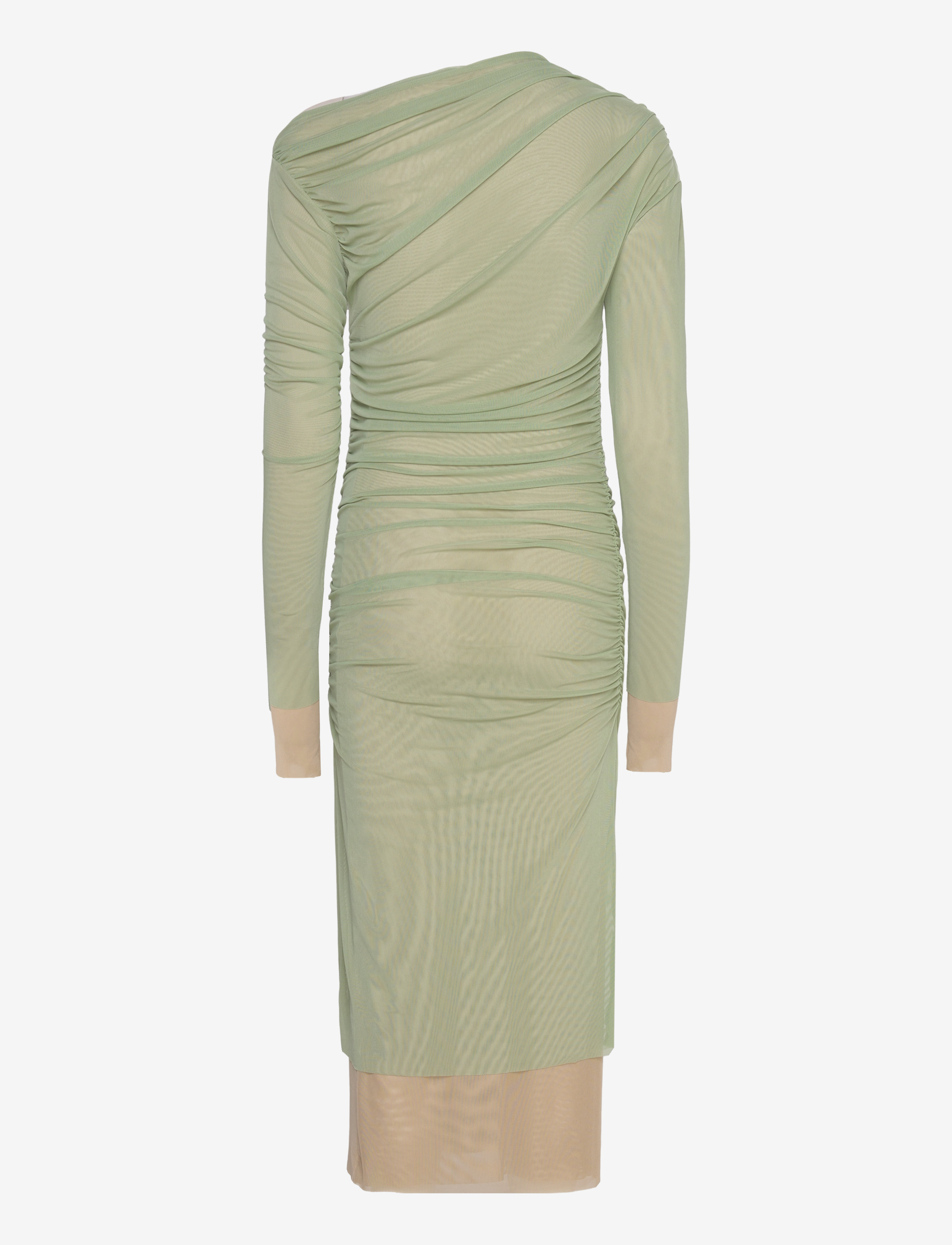 Day Birger et Mikkelsen - Tahira - Mesh Solid RD - midi kleitas - algave green - 2
