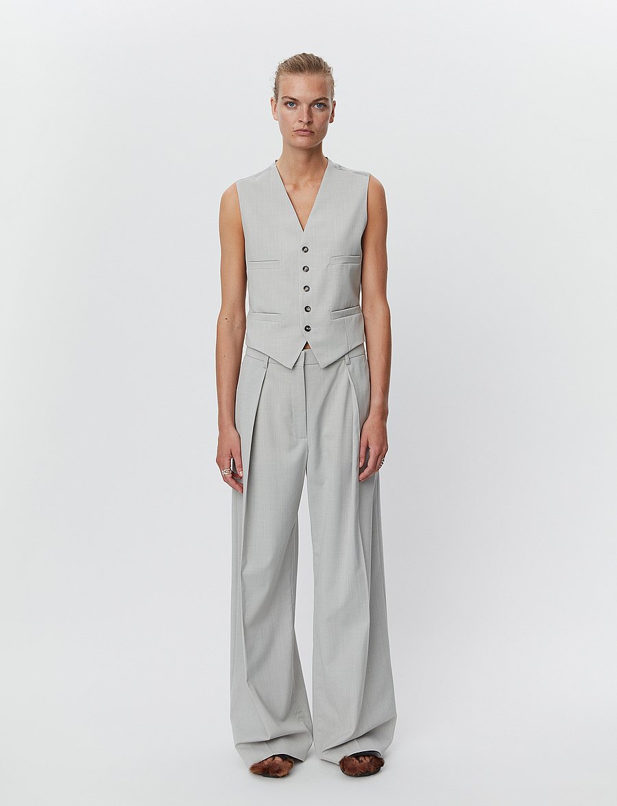 Day Birger et Mikkelsen - Rudy - Classic Wool Blend - besondere anlässe - smoke melange - 0