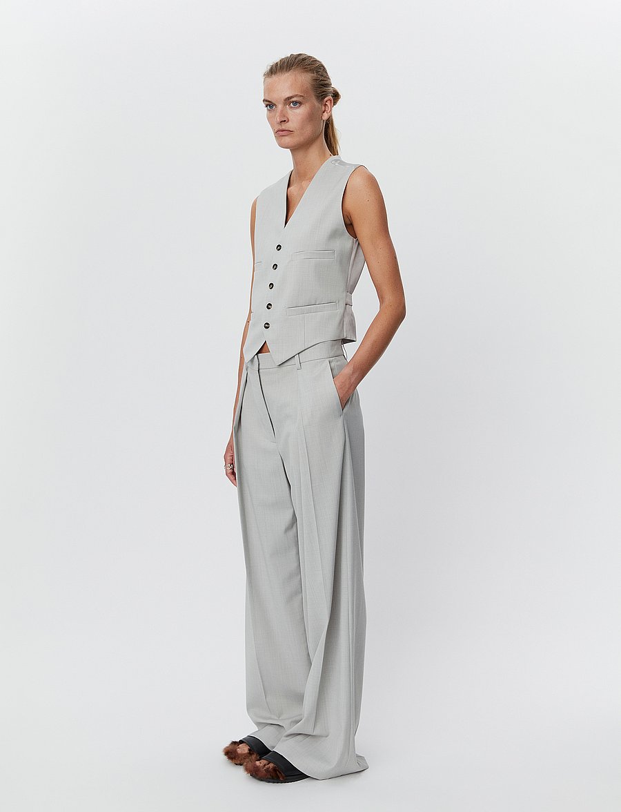 Day Birger et Mikkelsen - Rudy - Classic Wool Blend - besondere anlässe - smoke melange - 3