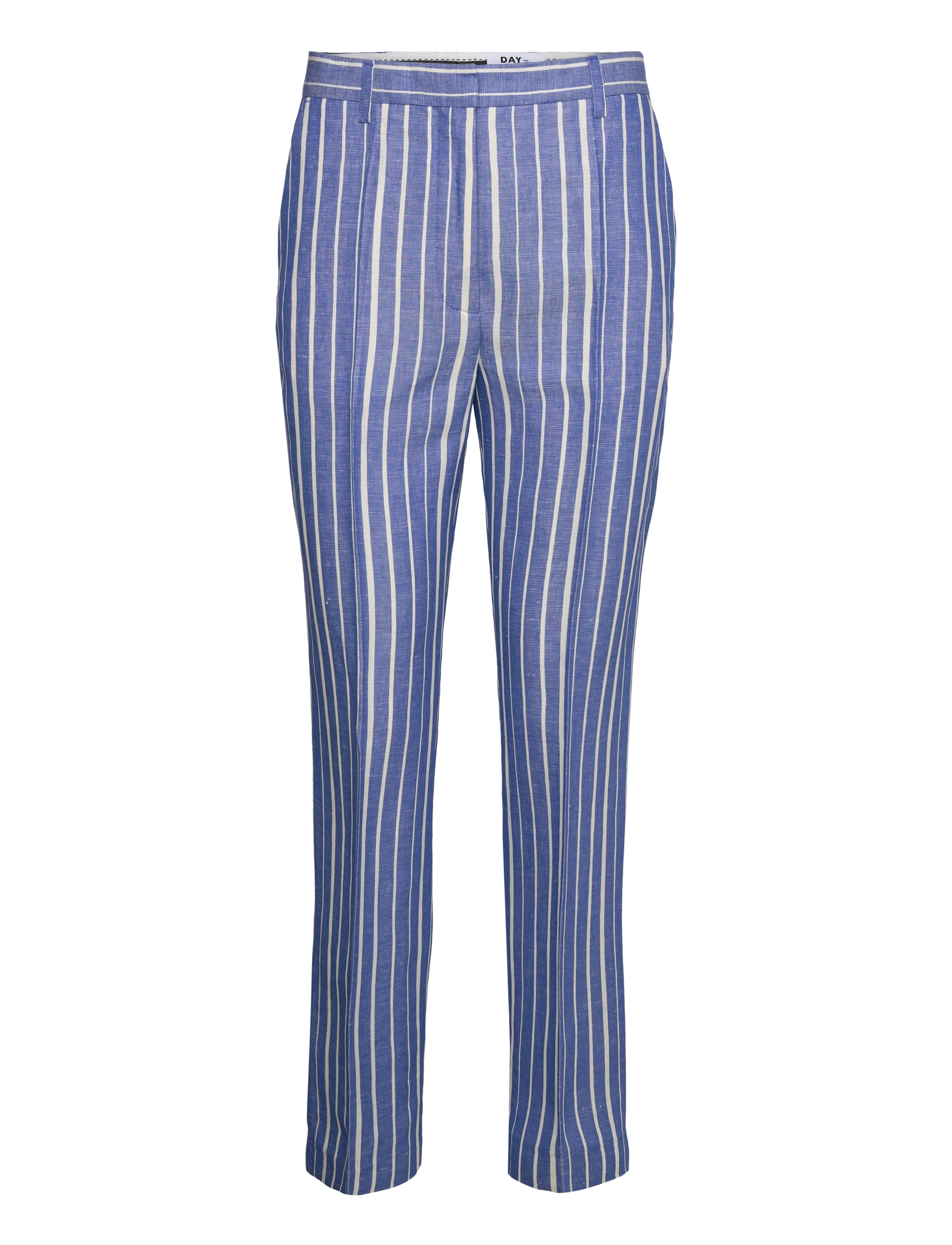 Day Birger et Mikkelsen Classic Lady - Linen Stripe - Bukser - SURF THE WEB / blue