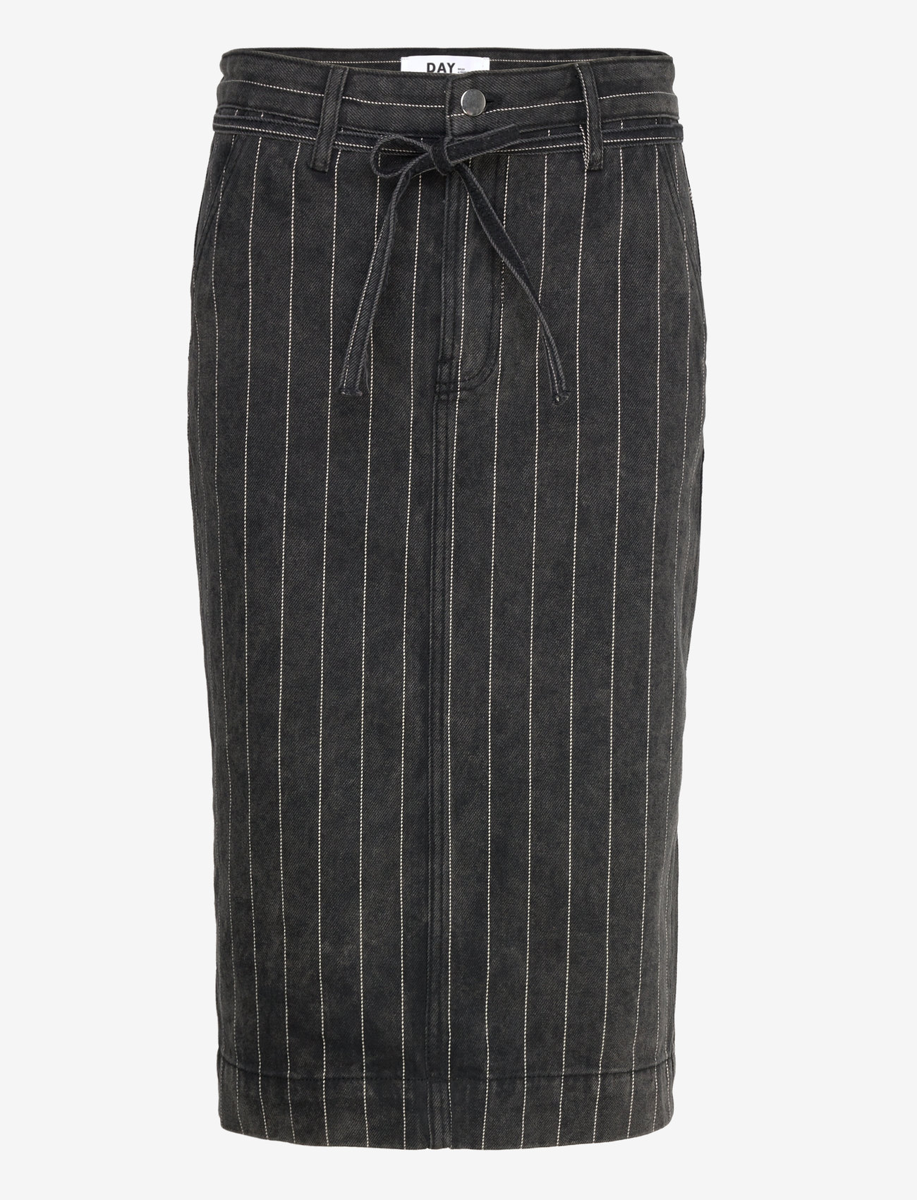 Day Birger et Mikkelsen - Betsy - Denim Stripes - denimnederdele - black - 0
