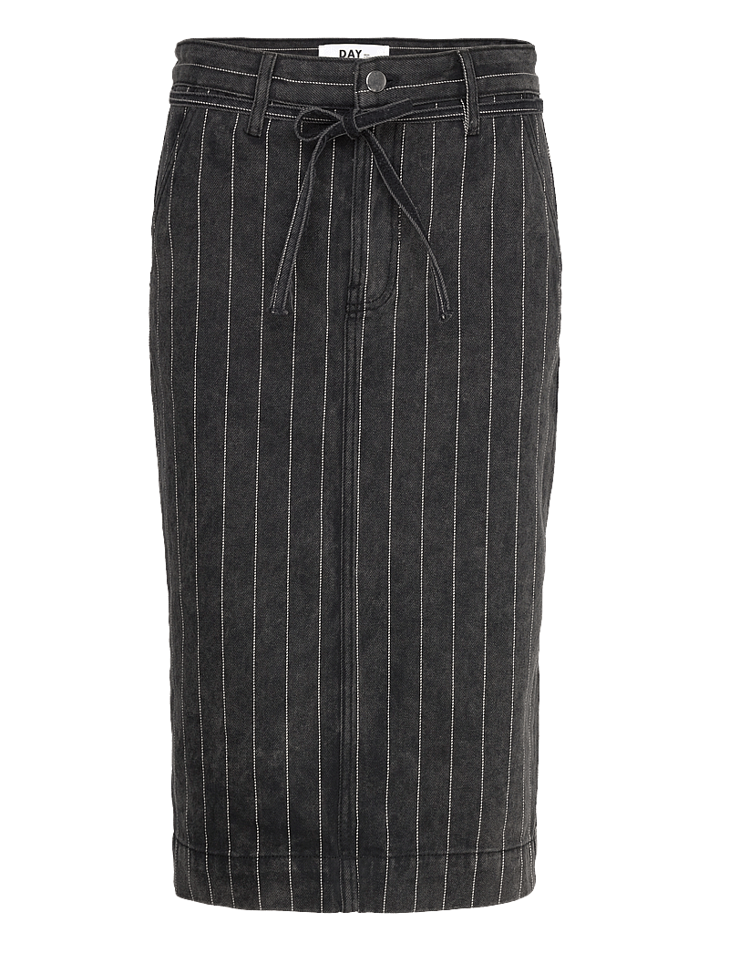 Day Birger et Mikkelsen - Betsy - Denim Stripes - jeansröcke - black - 0