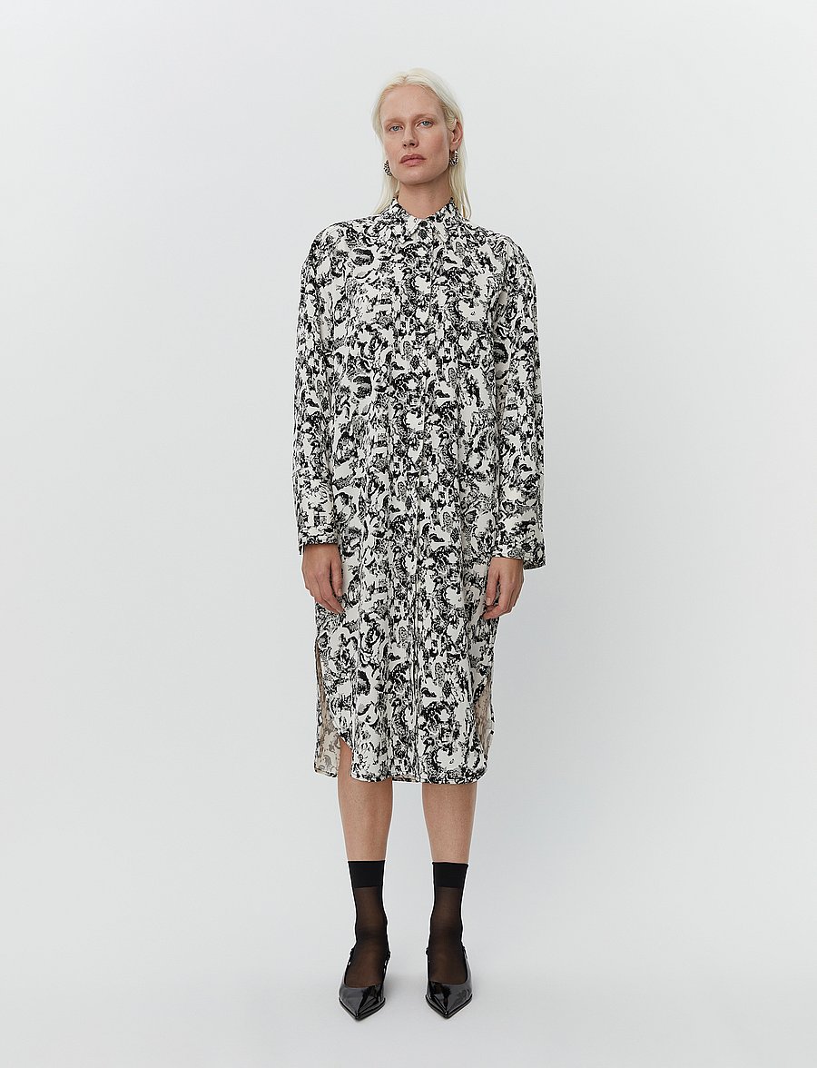 Day Birger et Mikkelsen - Bianca - Contrast Elements RD - sukienki koszulowe - contrast elements - 0