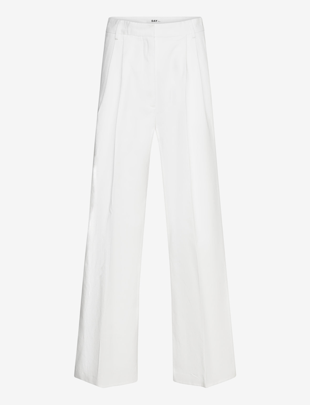 Day Birger et Mikkelsen - Enzo - Canvas Twill - bukser med brede ben - bright white - 0